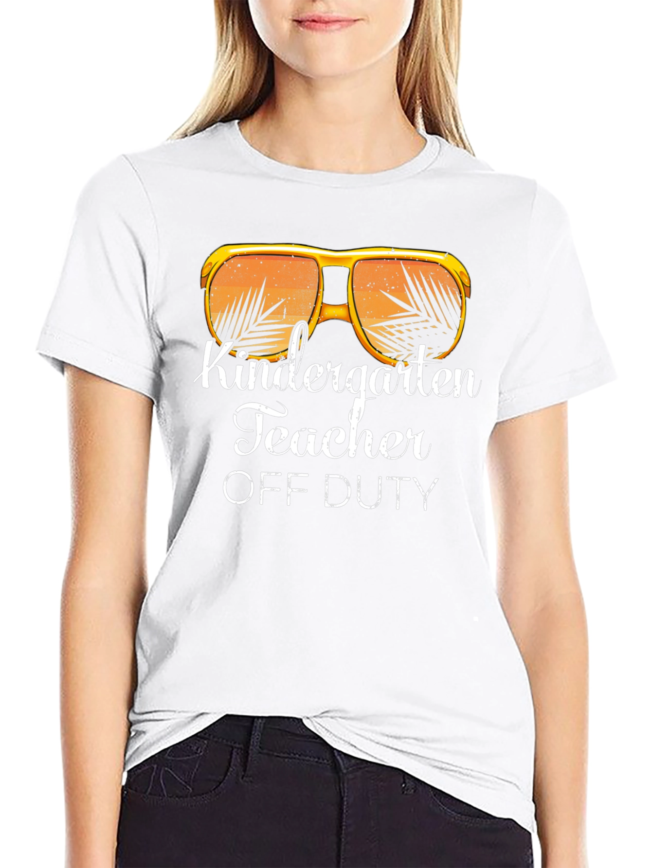 Kindergarten Teacher Off Duty Graphic Tee