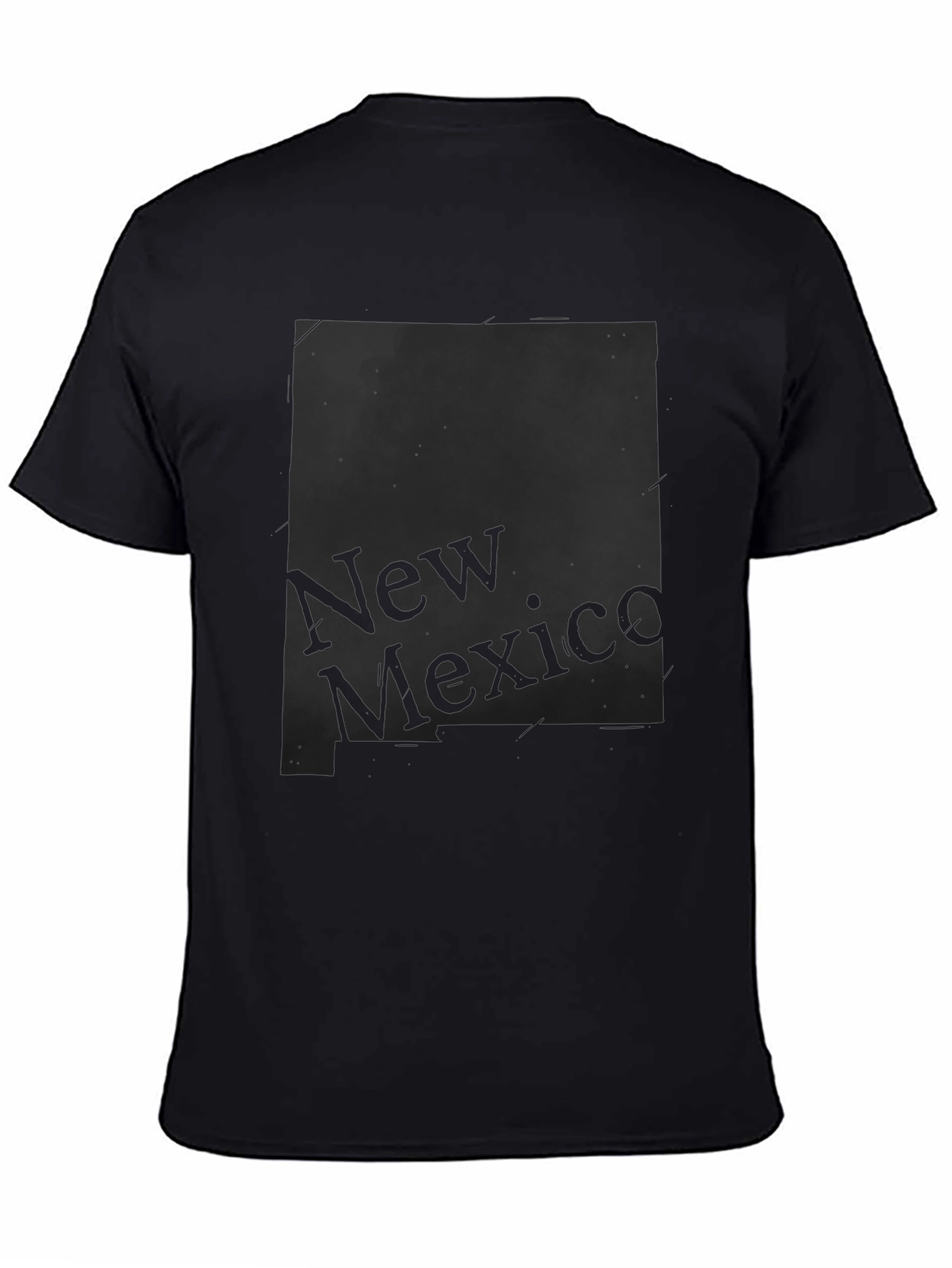 New Mexico Graphic Tee - Black Crew Neck