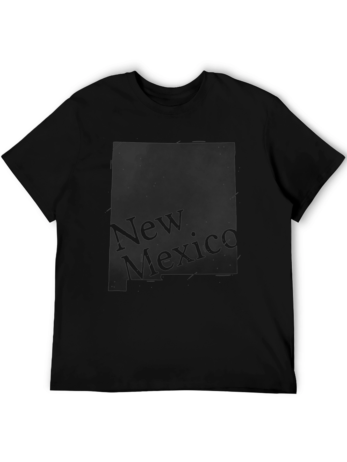 New Mexico Graphic Tee - Black Crew Neck