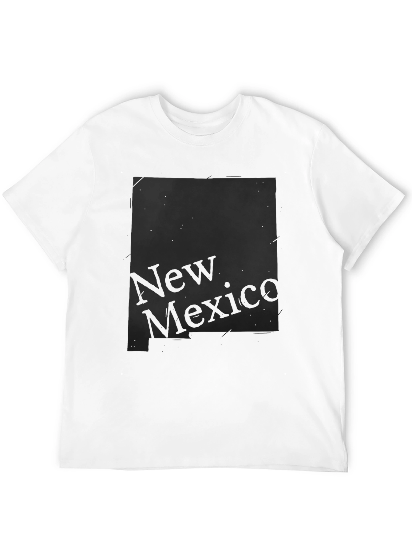 New Mexico Graphic Tee - Black Crew Neck
