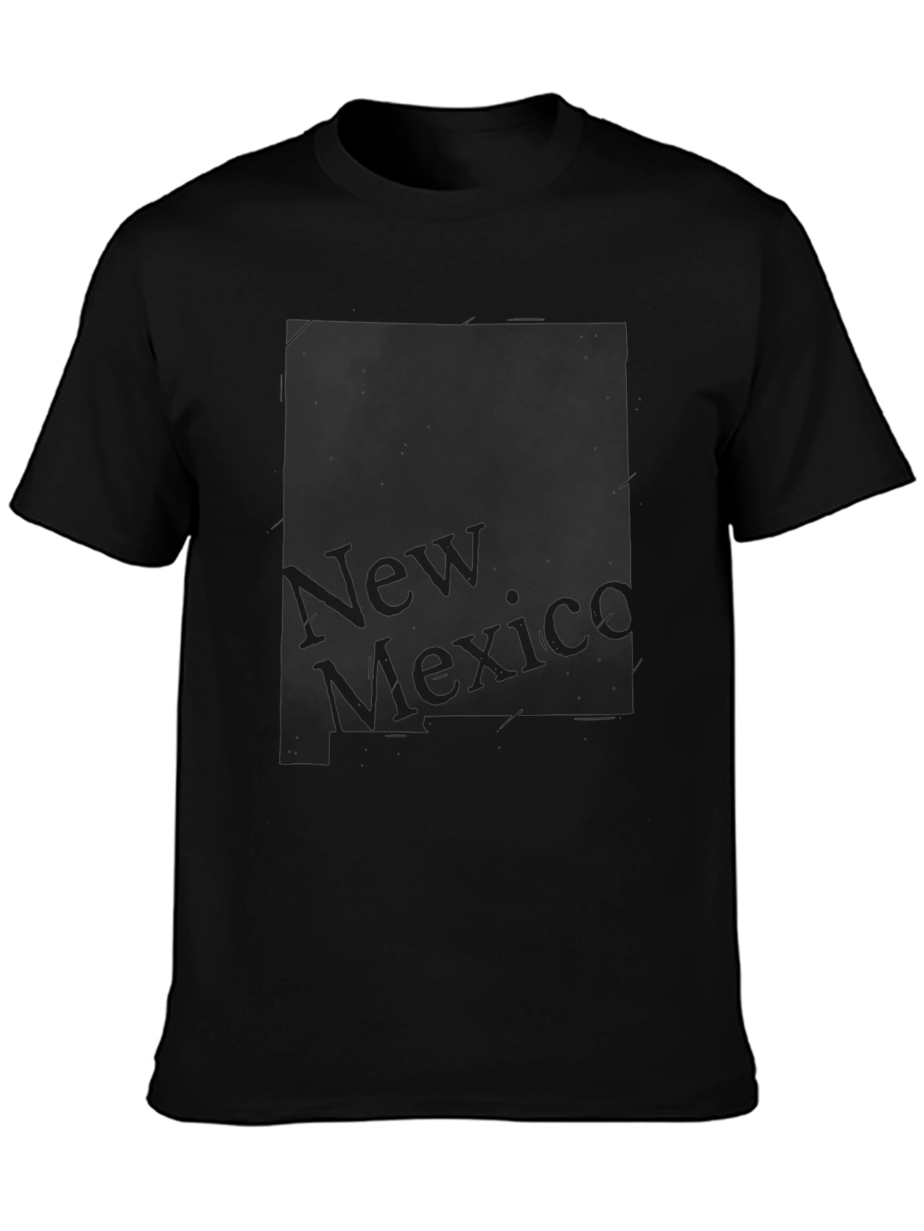 New Mexico Graphic Tee - Black Crew Neck