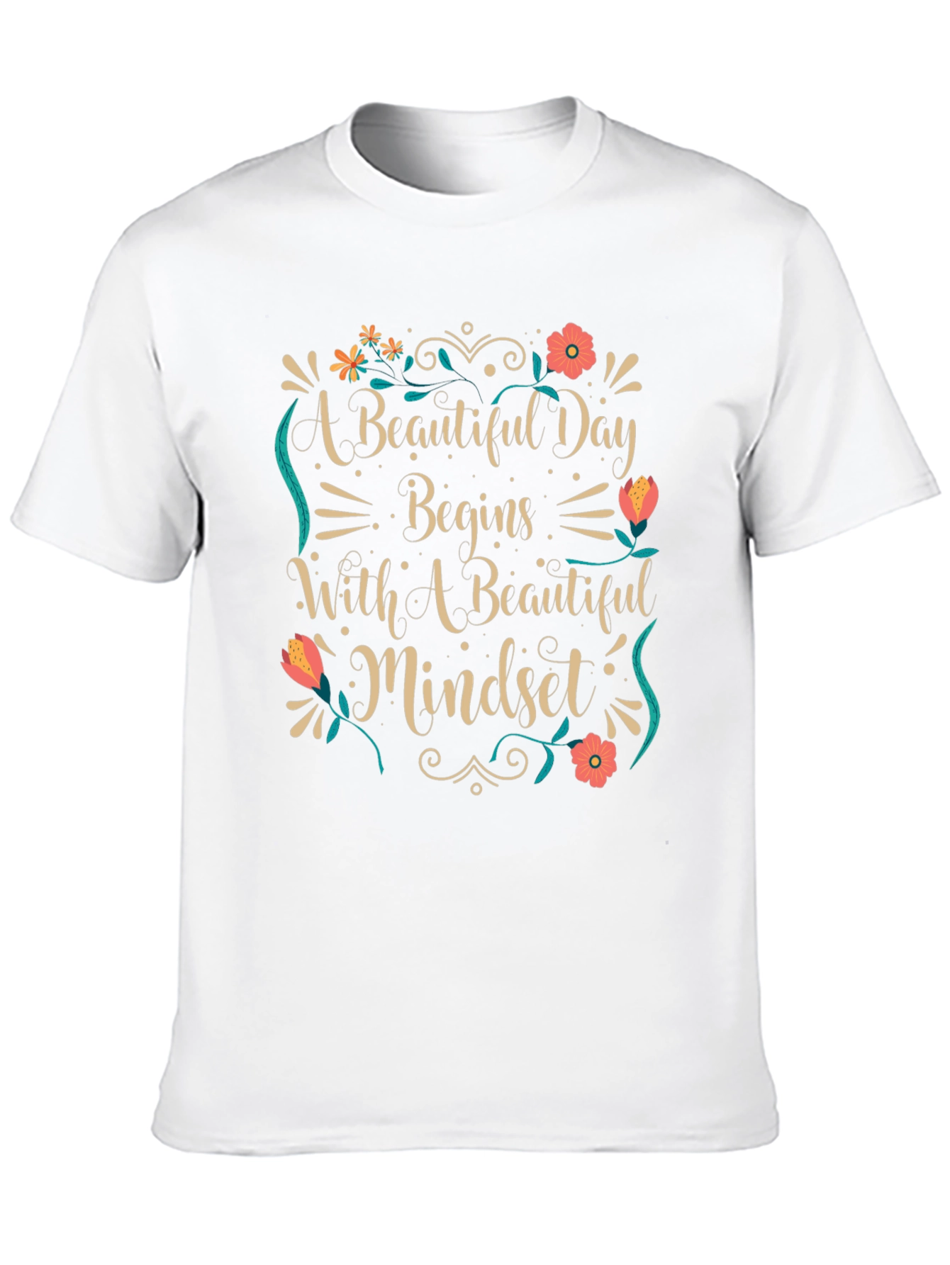 Beautiful Mindset Black Graphic Tee