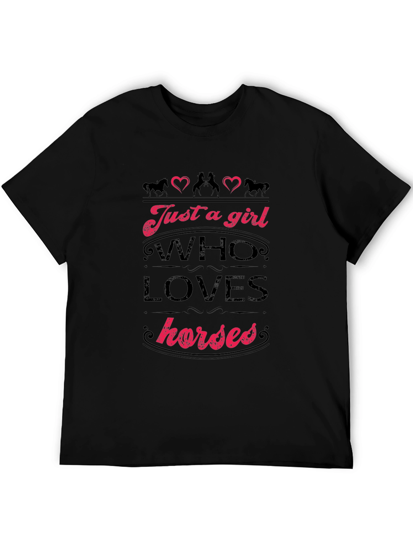 Just a Girl Who Loves Horses T-Shirt