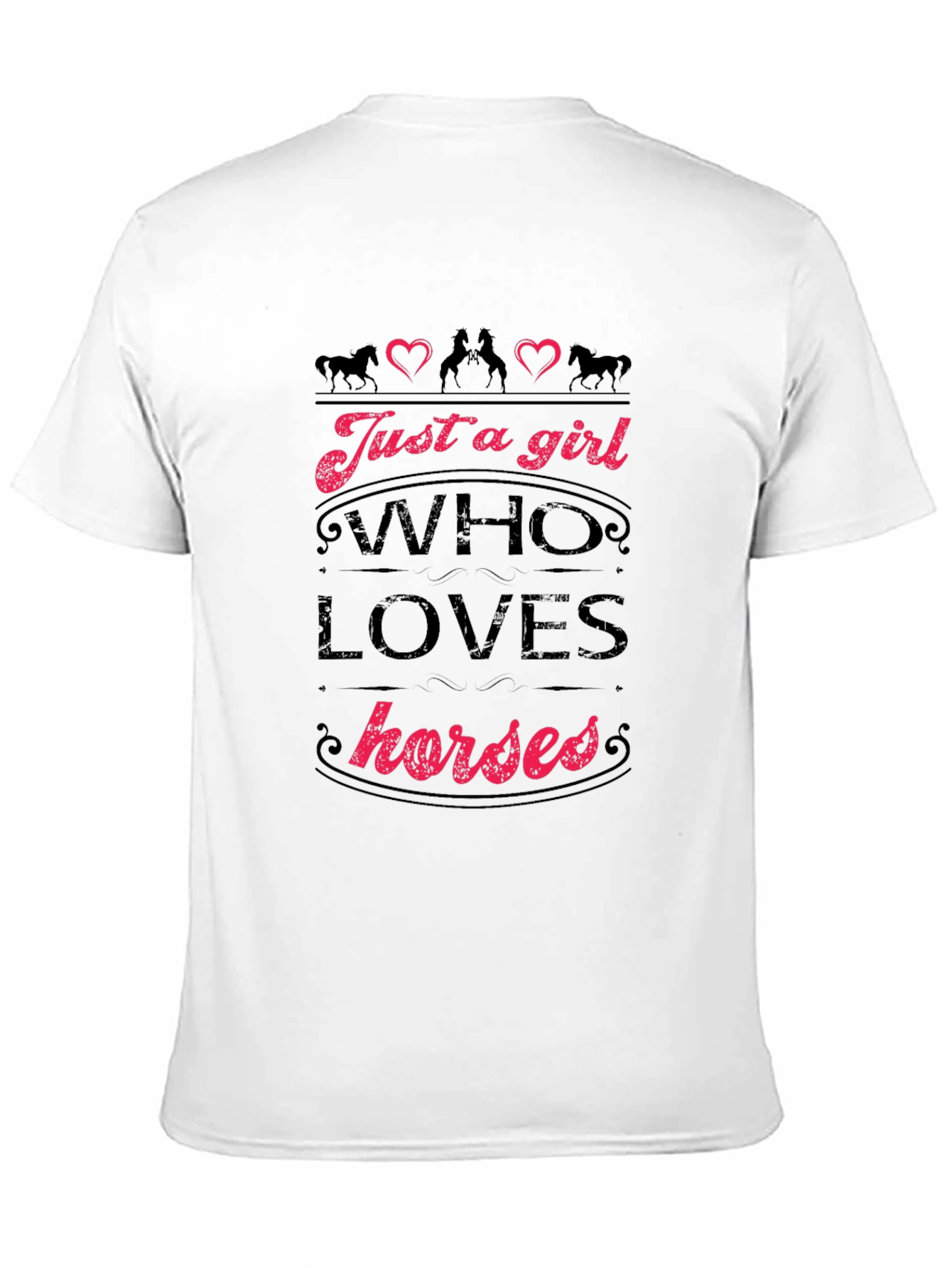 Just a Girl Who Loves Horses T-Shirt