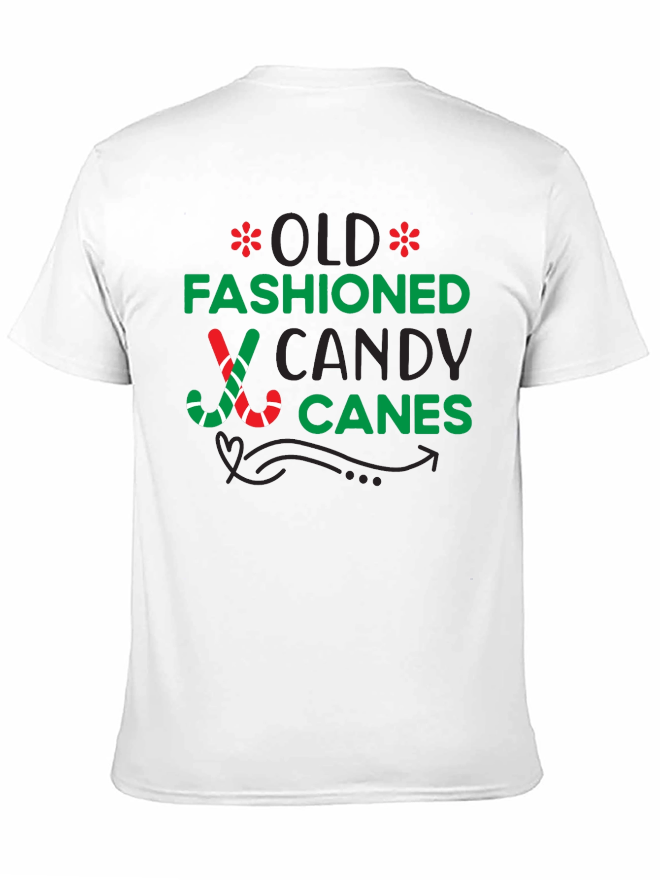 Old Fashioned Candy Canes Graphic Tee