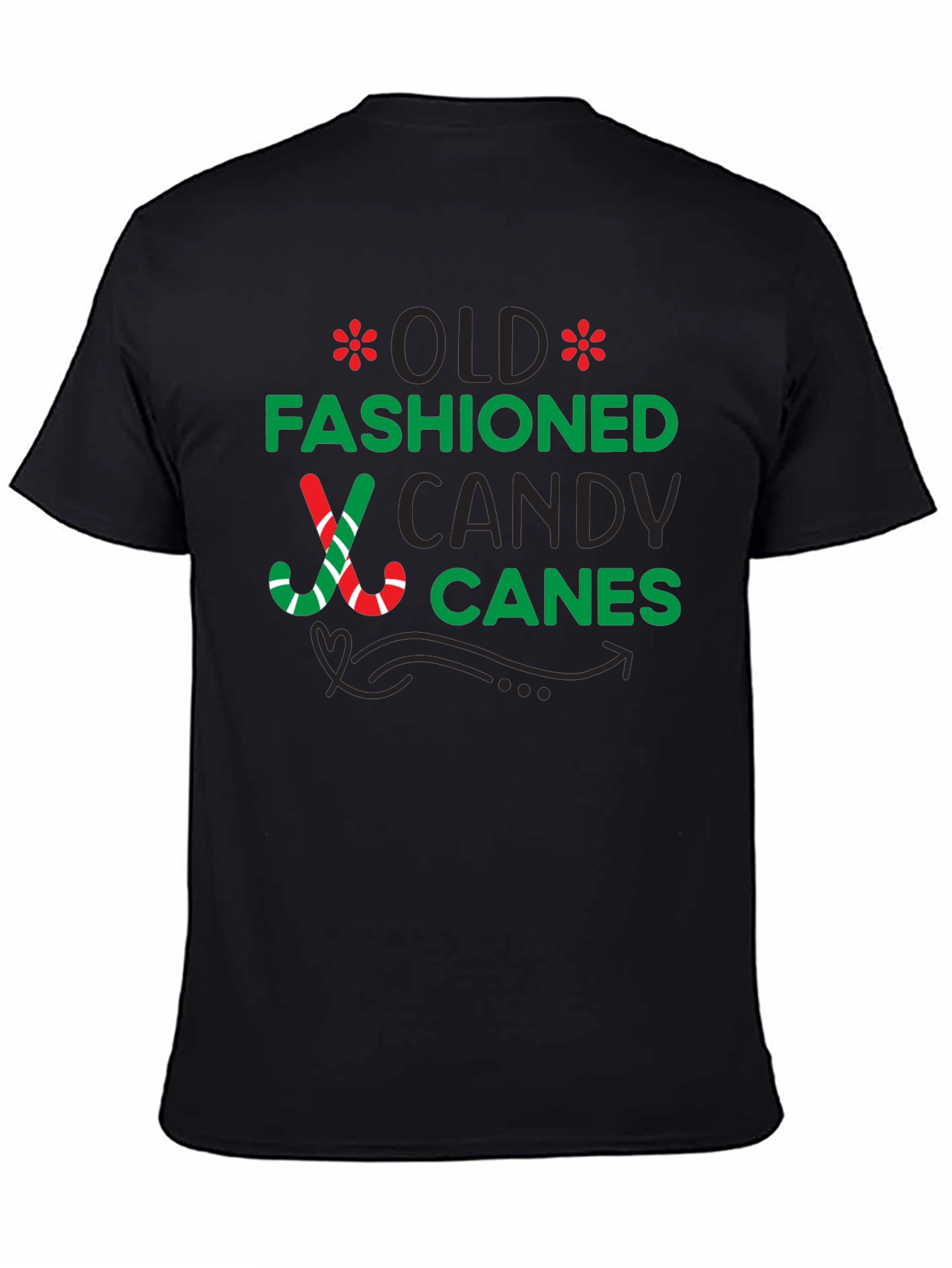 Old Fashioned Candy Canes Graphic Tee