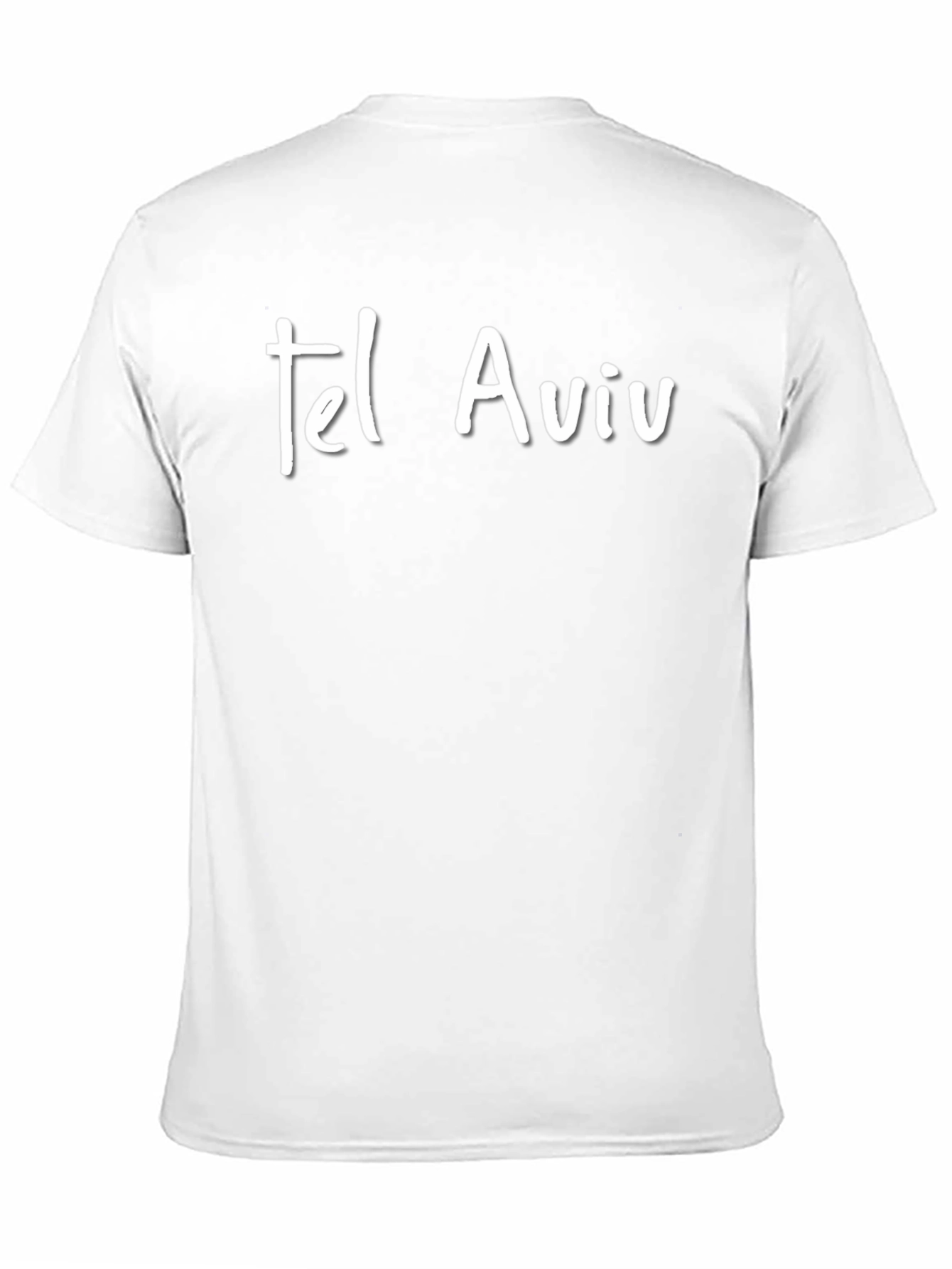 Tel Aviv Graphic Tee - Black Cotton T-Shirt
