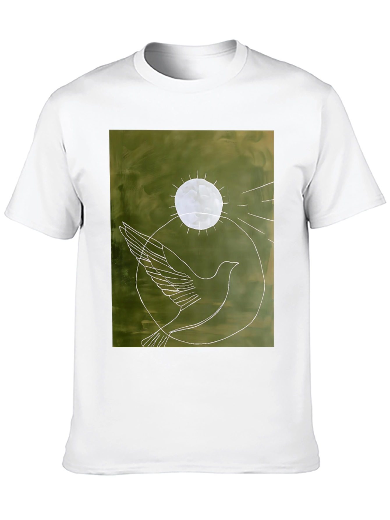 Dove Graphic Tee - Peace Symbol Shirt