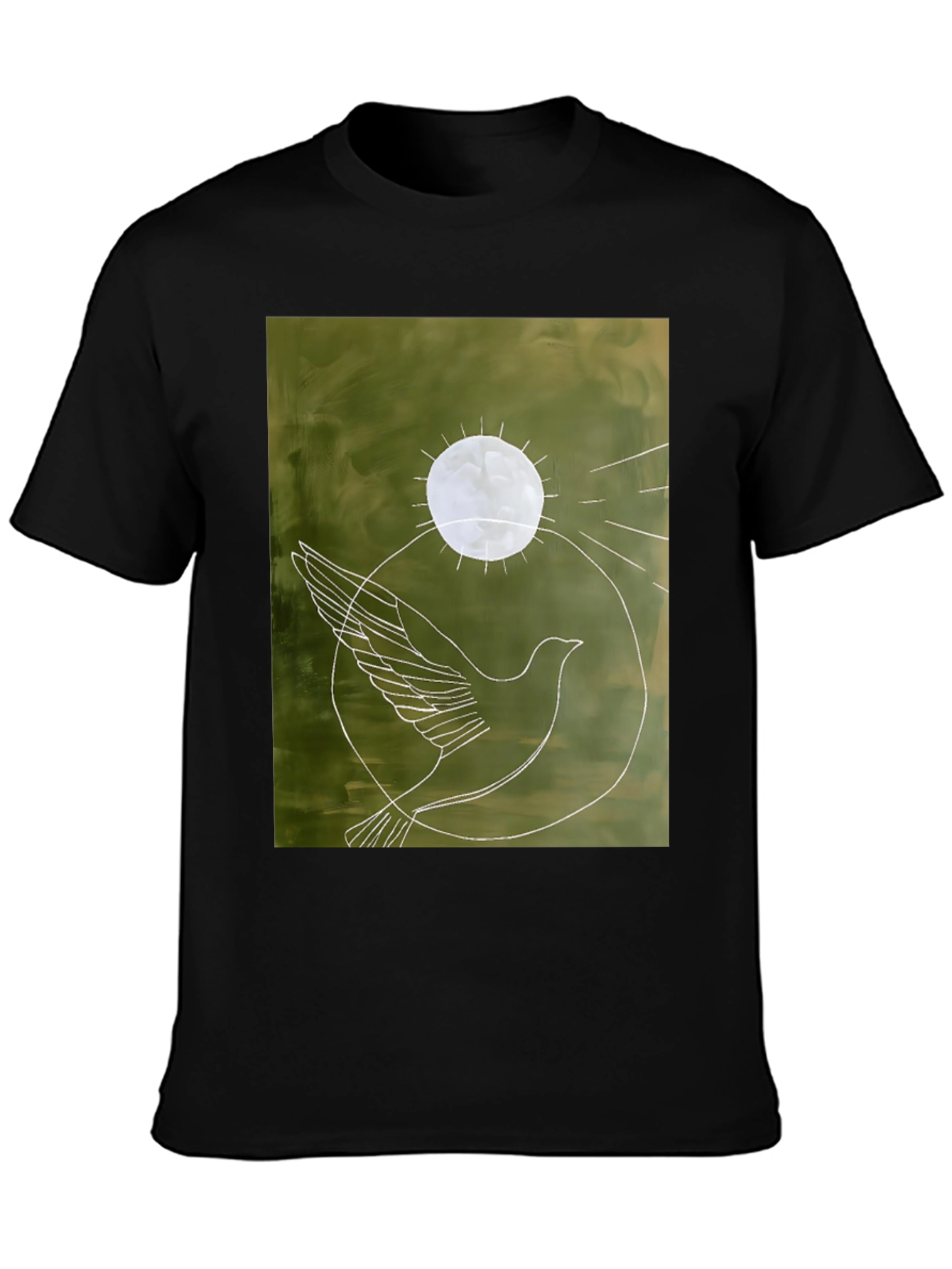 Dove Graphic Tee - Peace Symbol Shirt