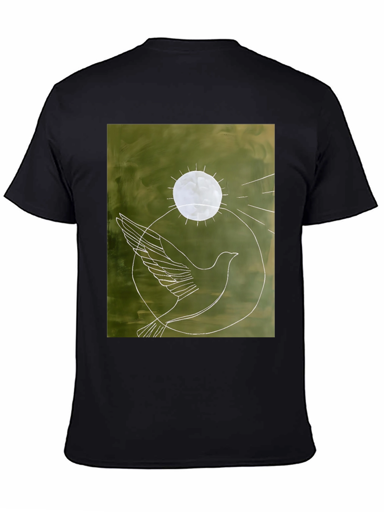 Dove Graphic Tee - Peace Symbol Shirt