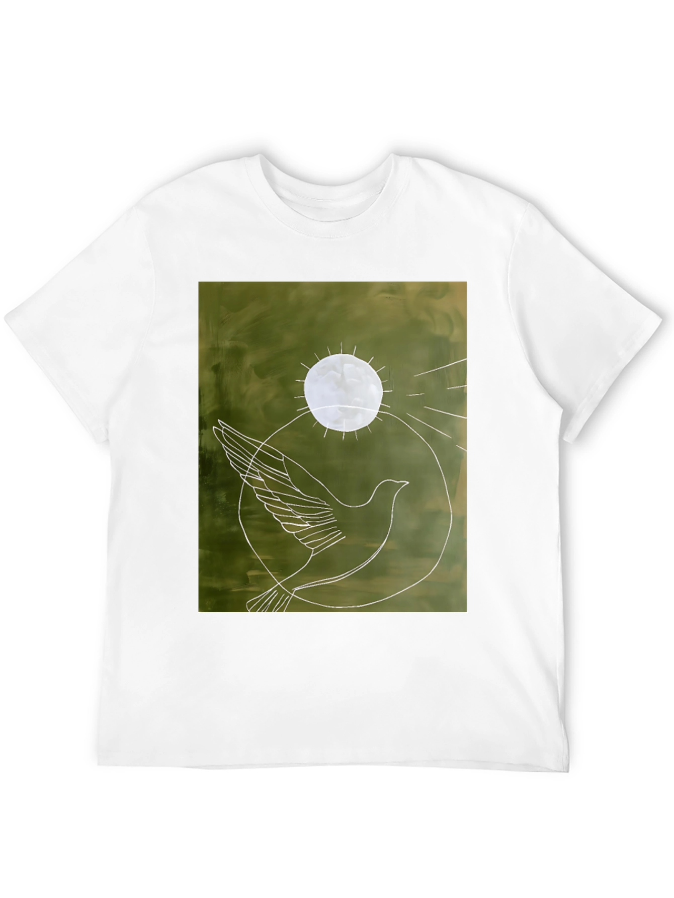 Dove Graphic Tee - Peace Symbol Shirt