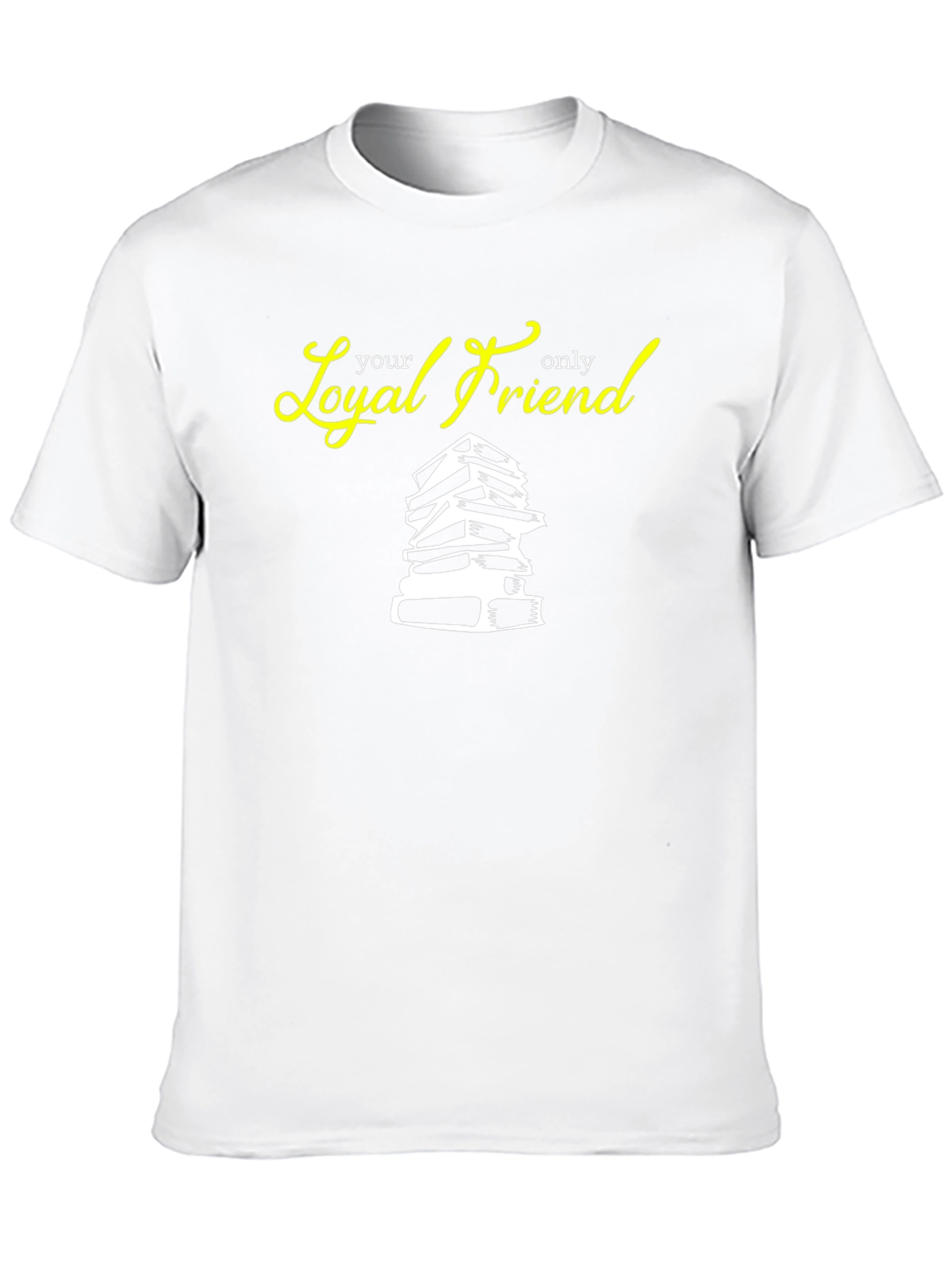 Loyal Friend Books Graphic Tee - Black Cotton T-Shirt