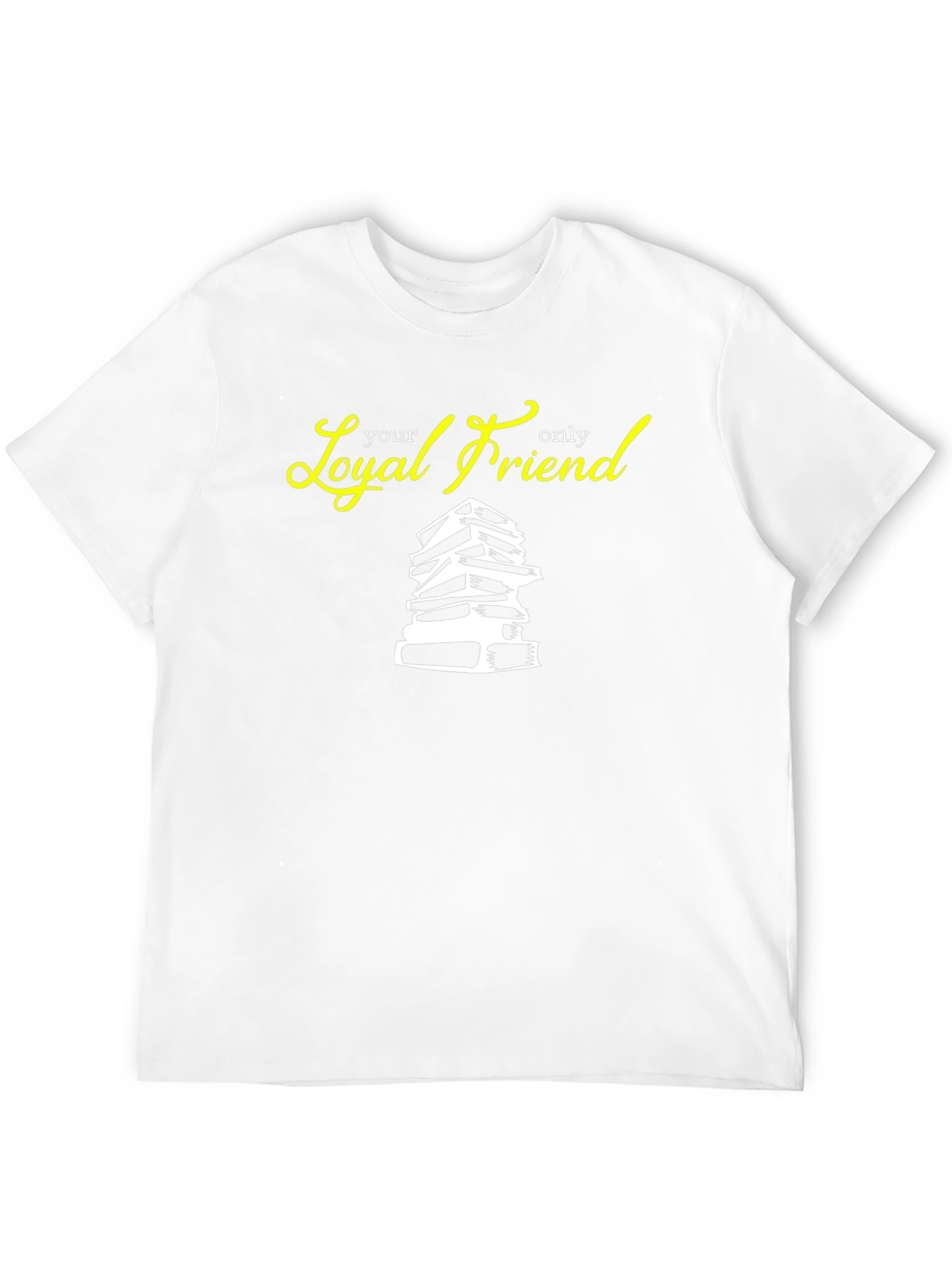 Loyal Friend Books Graphic Tee - Black Cotton T-Shirt