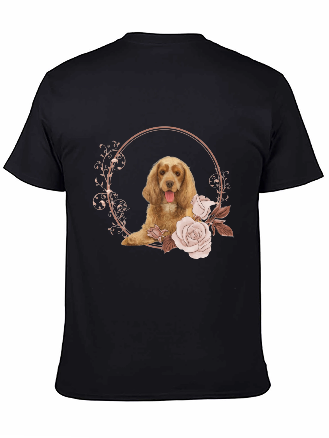Dog & Roses Graphic Tee - Stylish Casual Wear