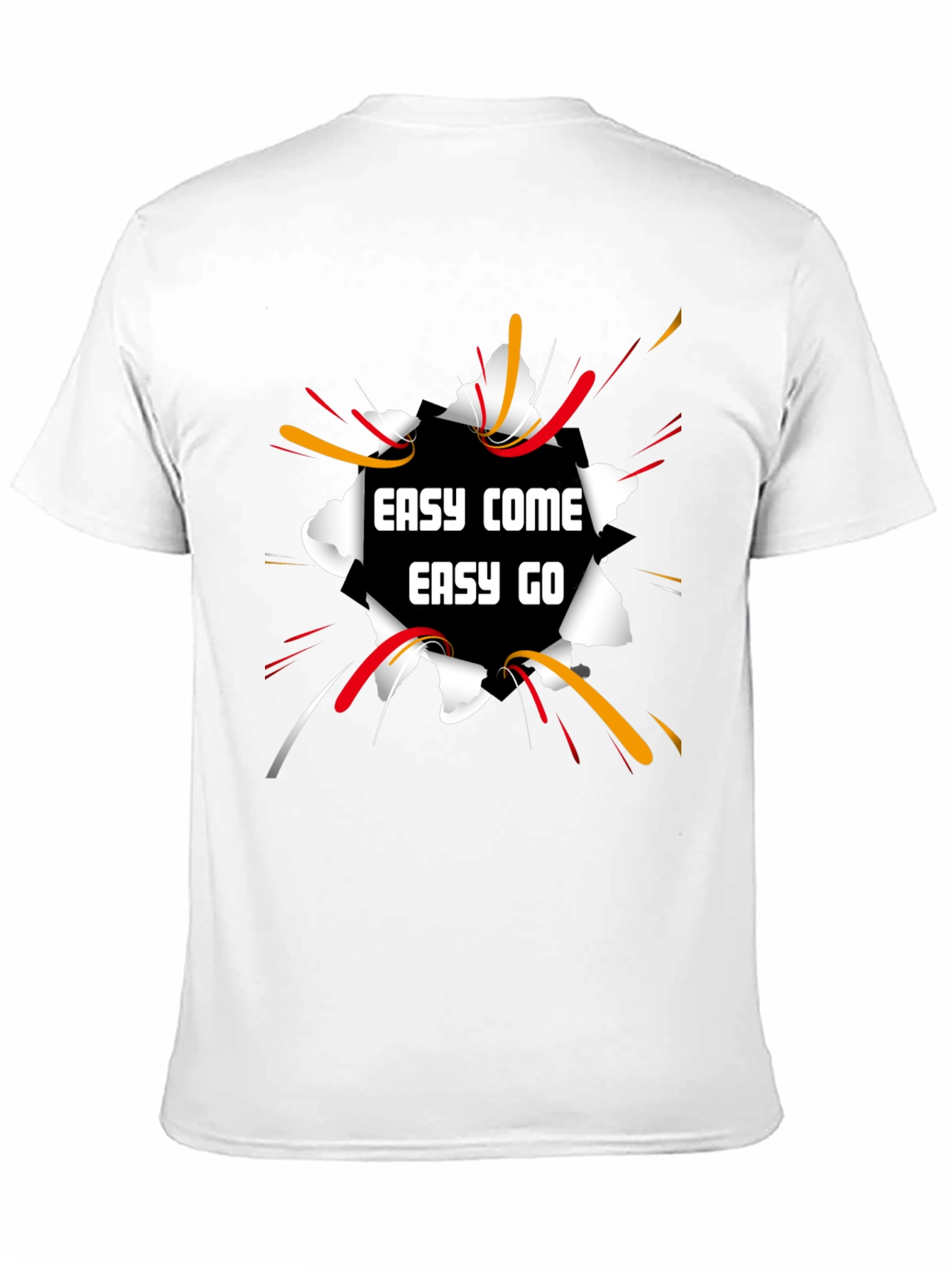 Easy Come Easy Go Black Graphic Tee