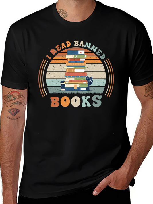 I Read Banned Books T-Shirt - Book Lover Tee