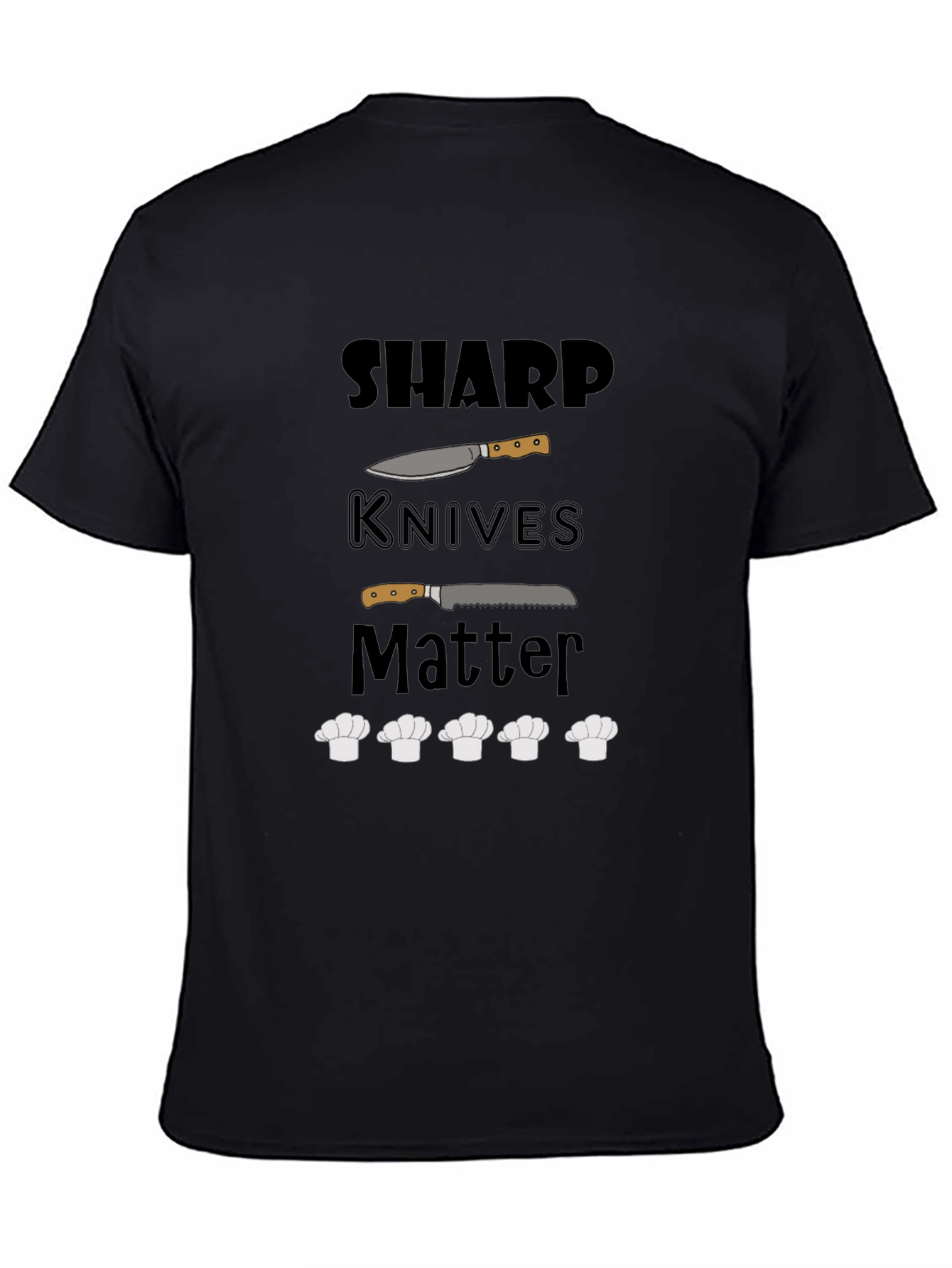 Sharp Knives Matter Graphic Tee - Chef Edition