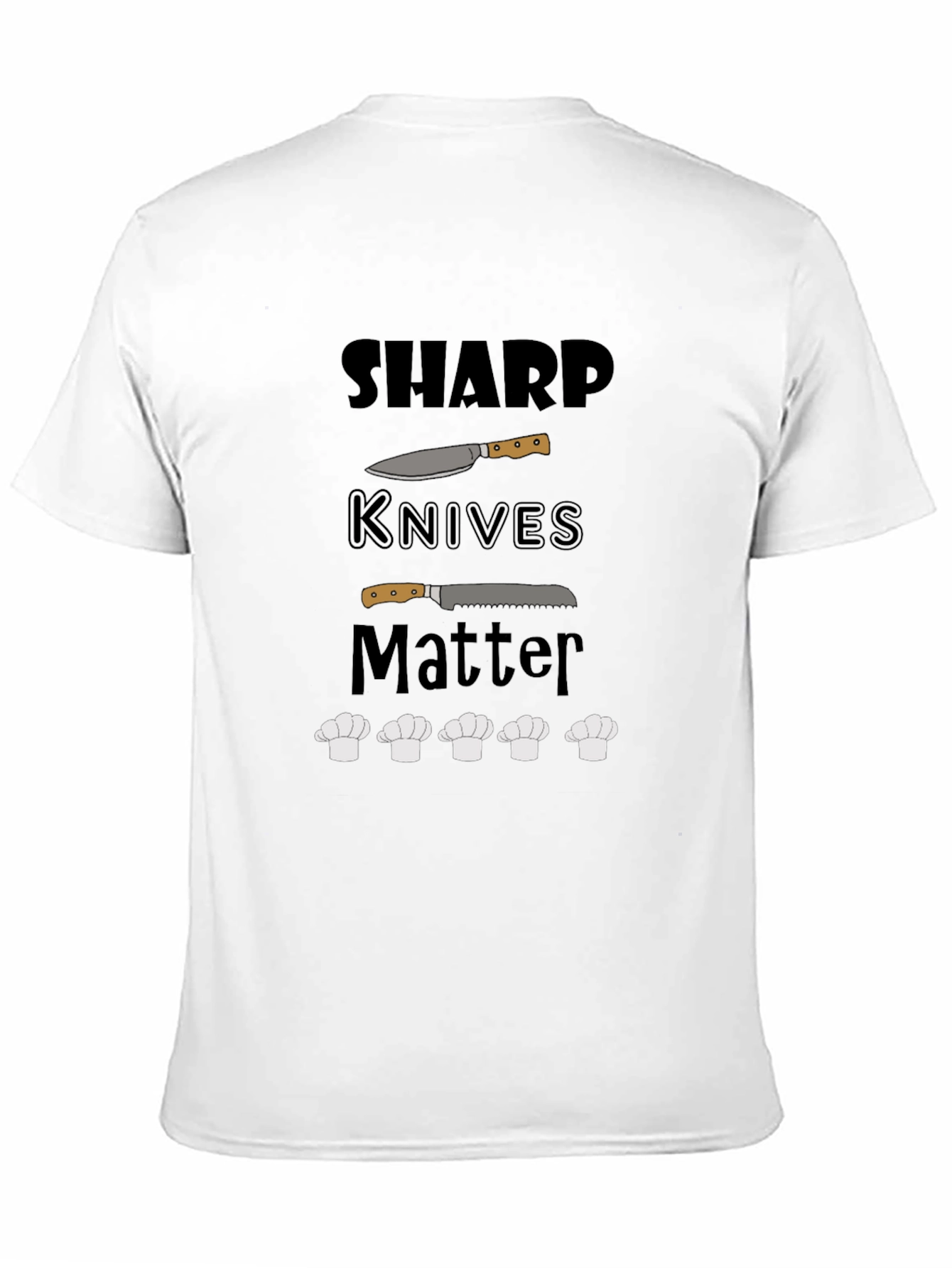 Sharp Knives Matter Graphic Tee - Chef Edition
