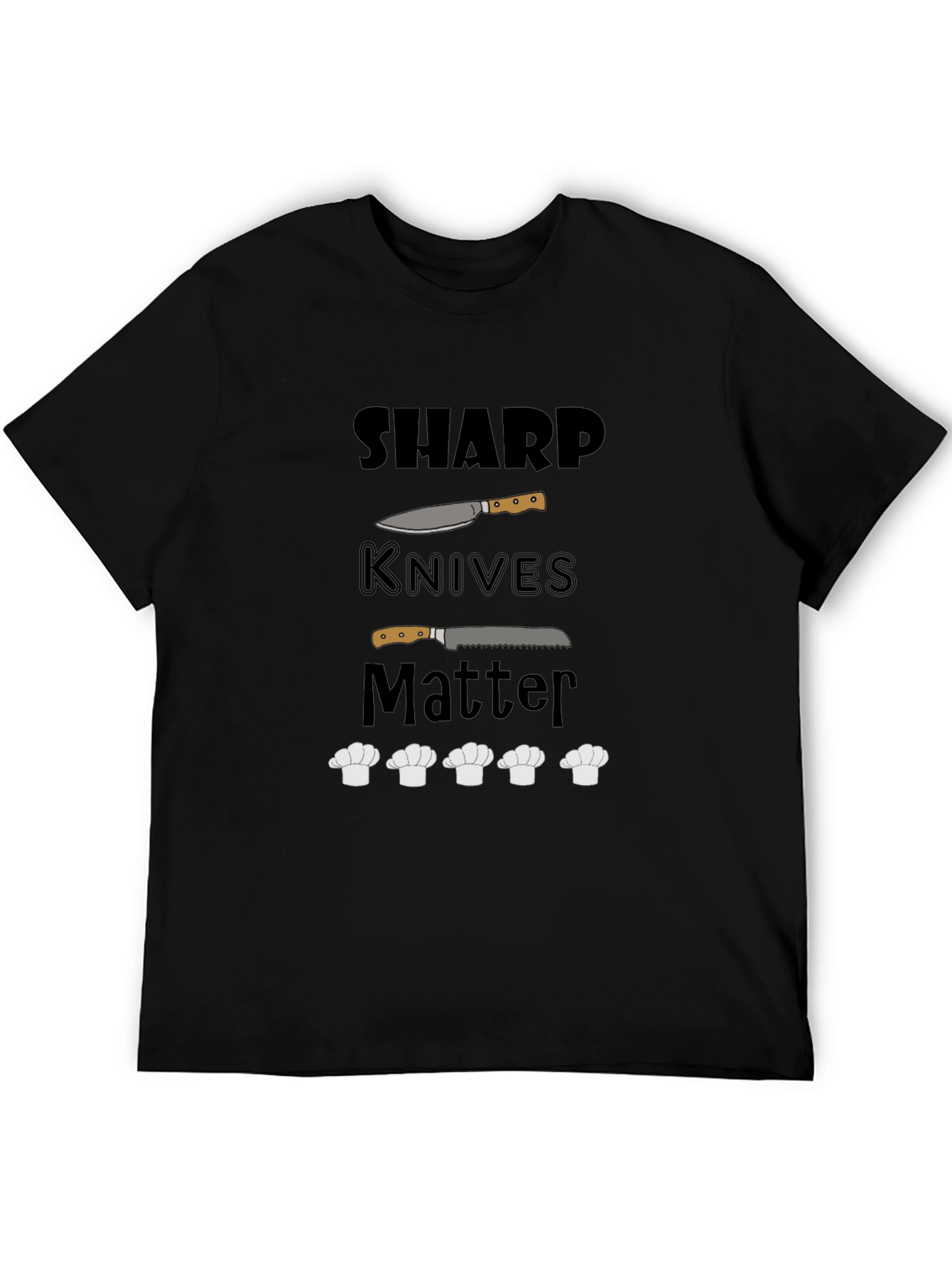 Sharp Knives Matter Graphic Tee - Chef Edition