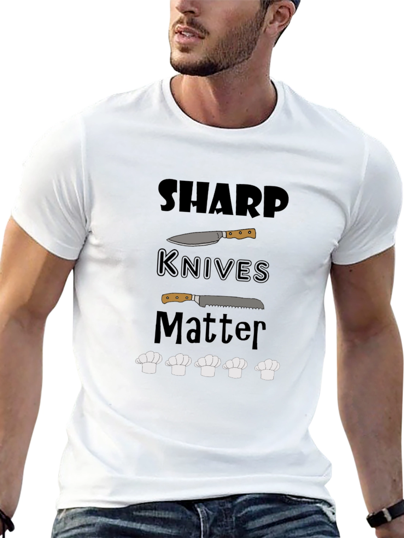 Sharp Knives Matter Graphic Tee - Chef Edition