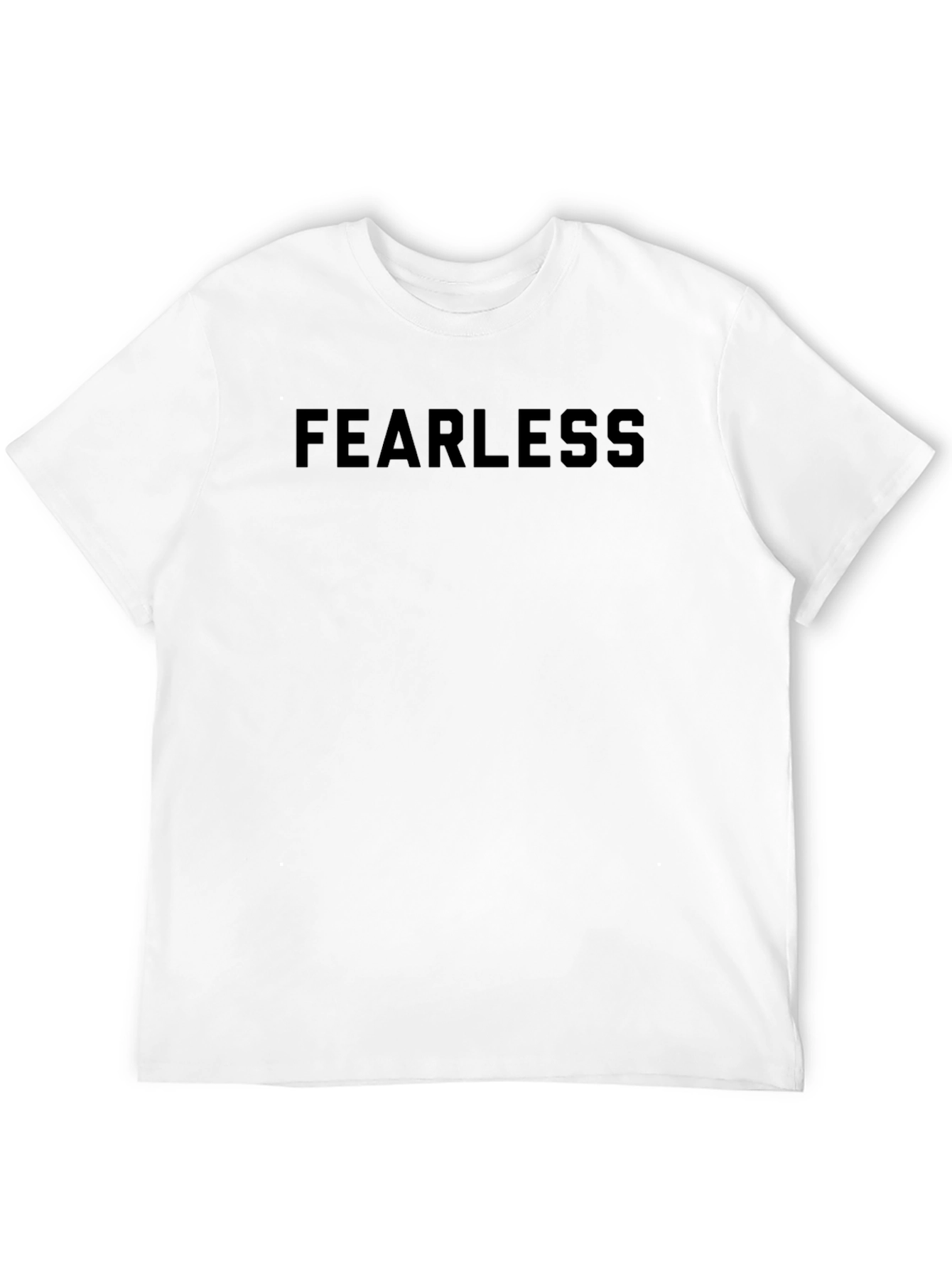 Fearless Black T-Shirt - Bold Statement Tee
