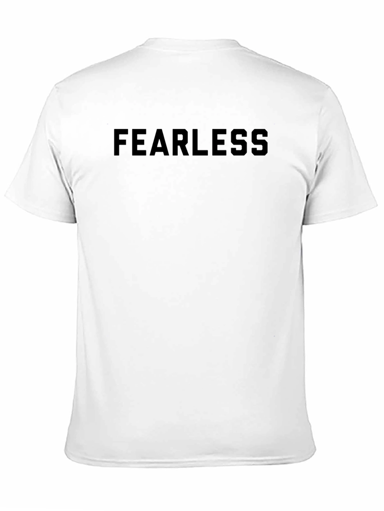 Fearless Black T-Shirt - Bold Statement Tee