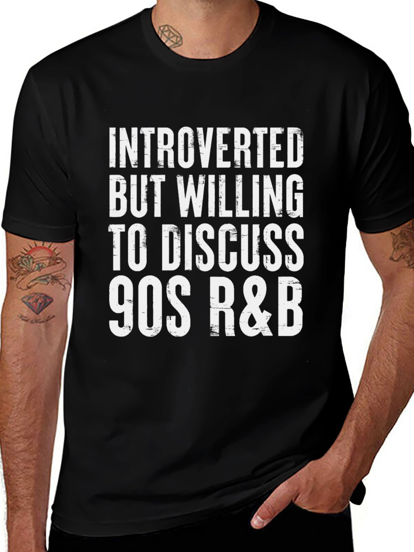 Introverted 90s R&B Music T-Shirt