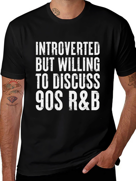 Introverted 90s R&B Music T-Shirt