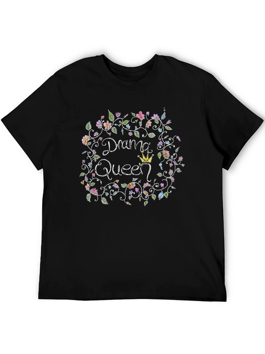 Drama Queen Floral T-Shirt - Quirky Cute Tee