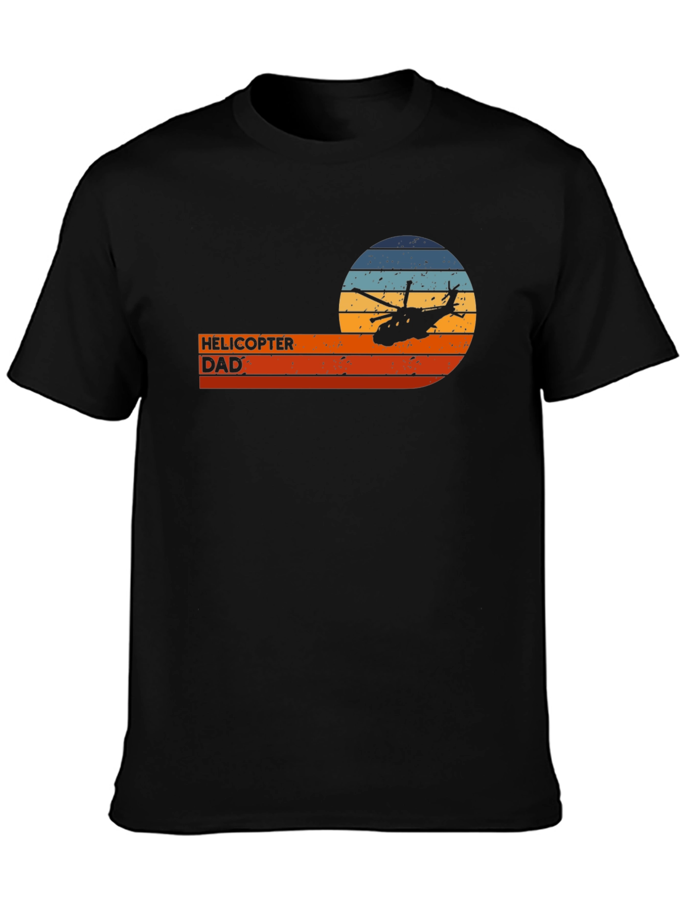 Helicopter Dad T-Shirt - Retro Style