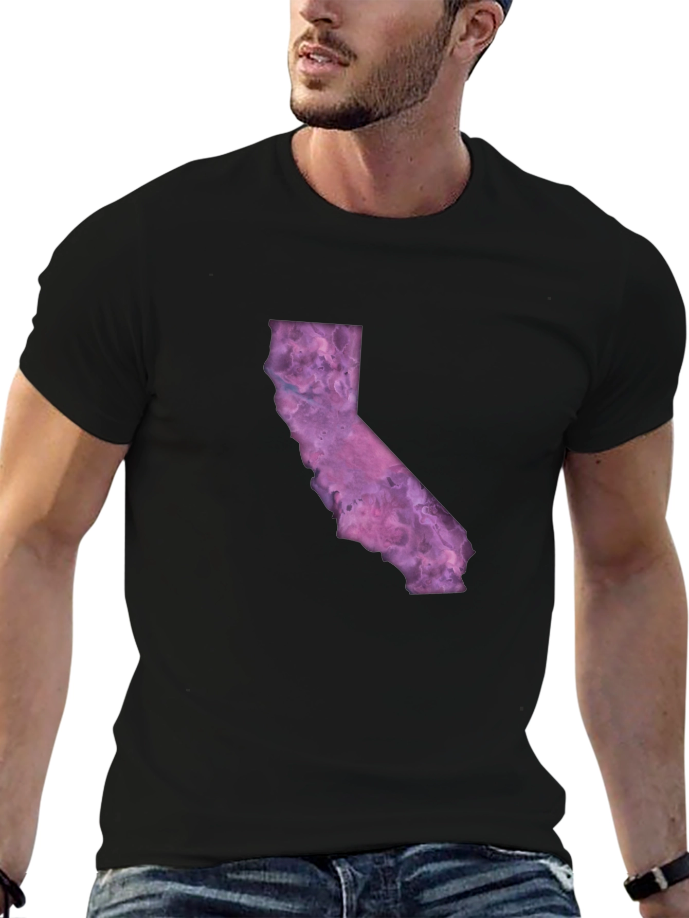 California State Graphic Print T-Shirt