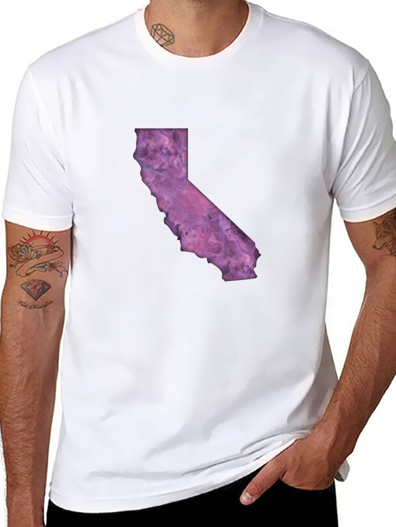 California State Graphic Print T-Shirt