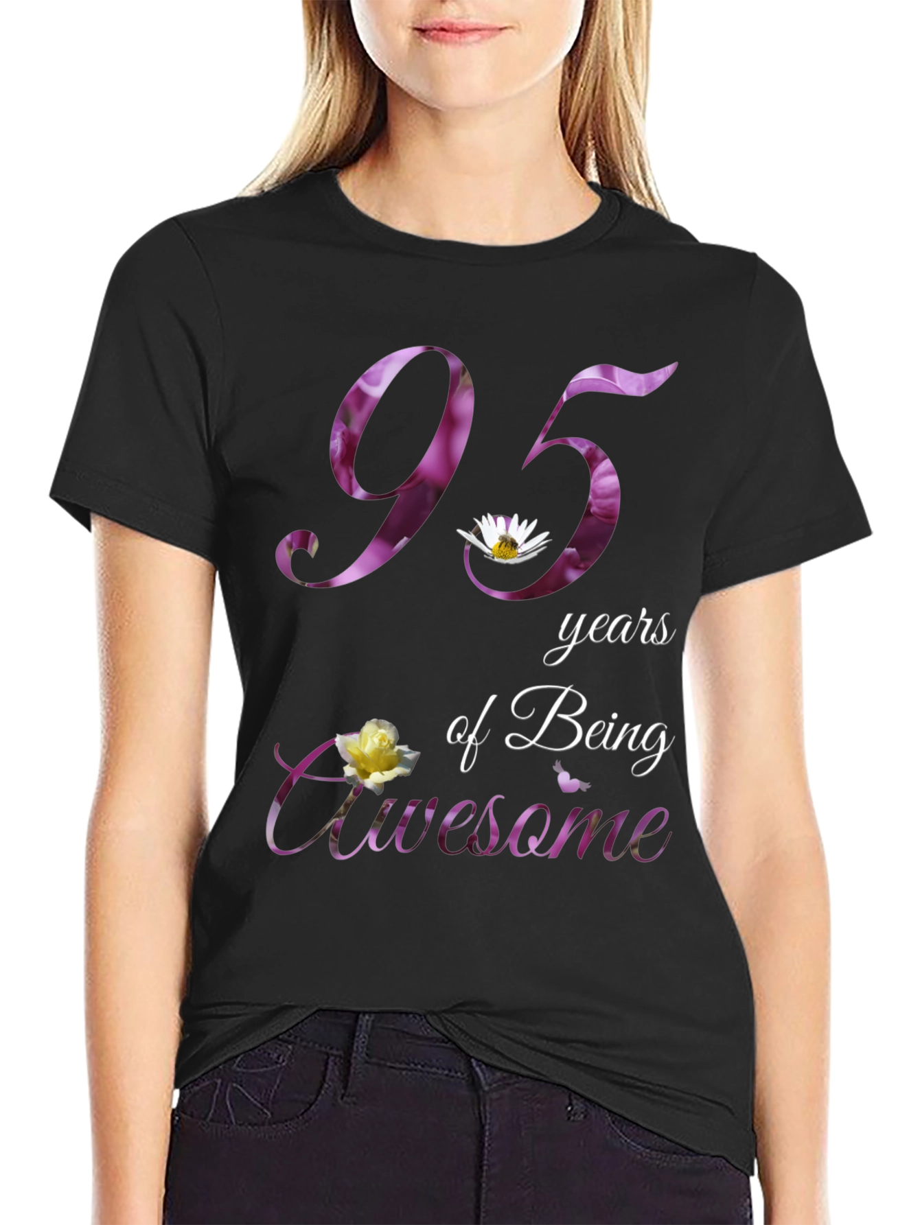95 Years of Being Awesome Graphic T-Shirt