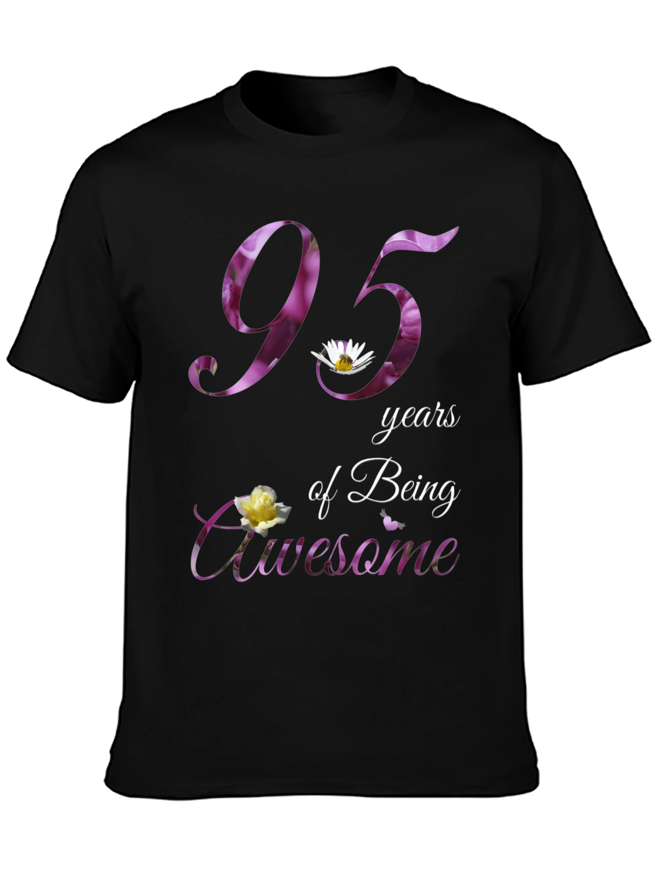 95 Years of Being Awesome Graphic T-Shirt