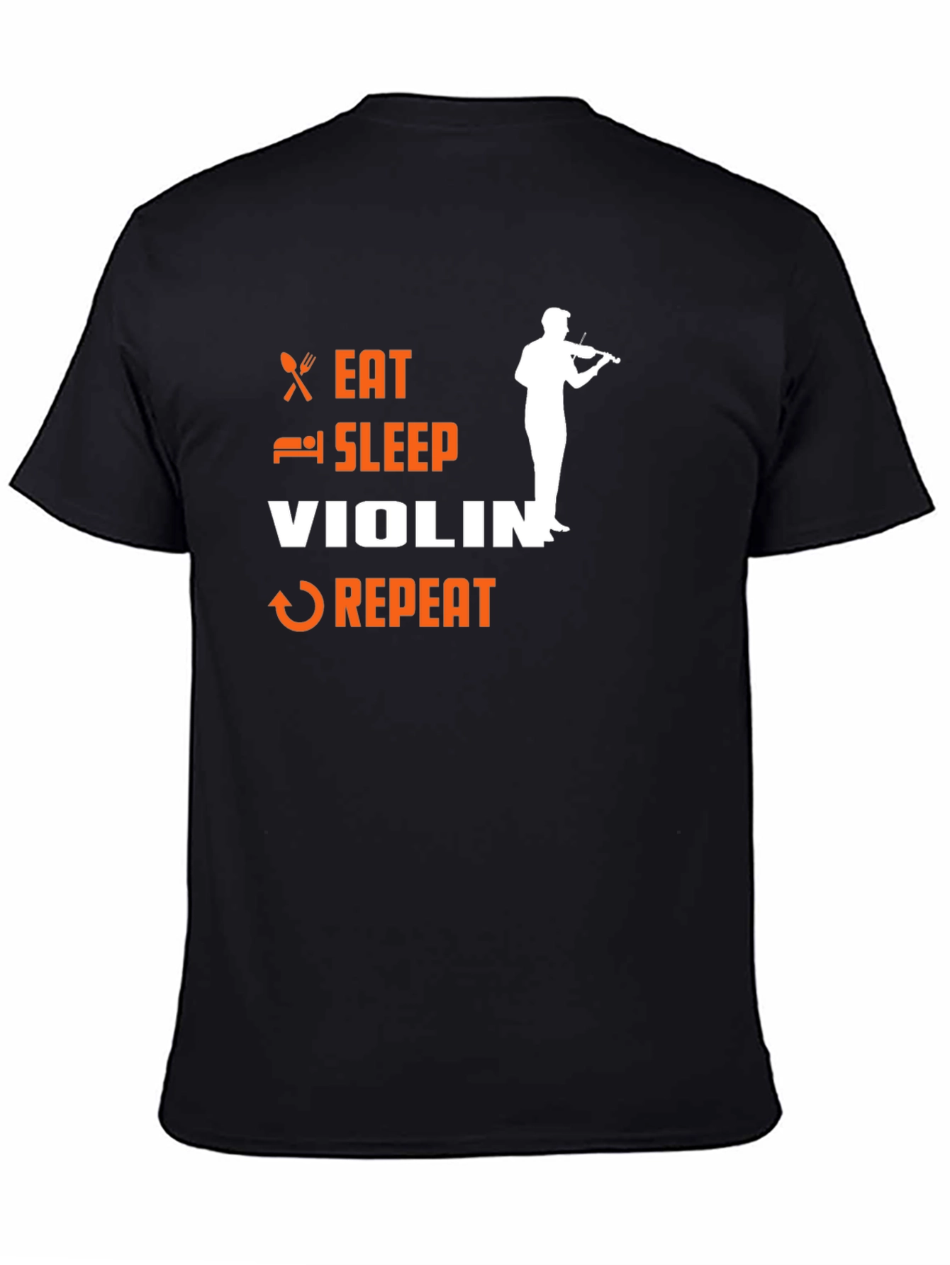 Eat Sleep Violin Repeat T-Shirt - Musician Tee