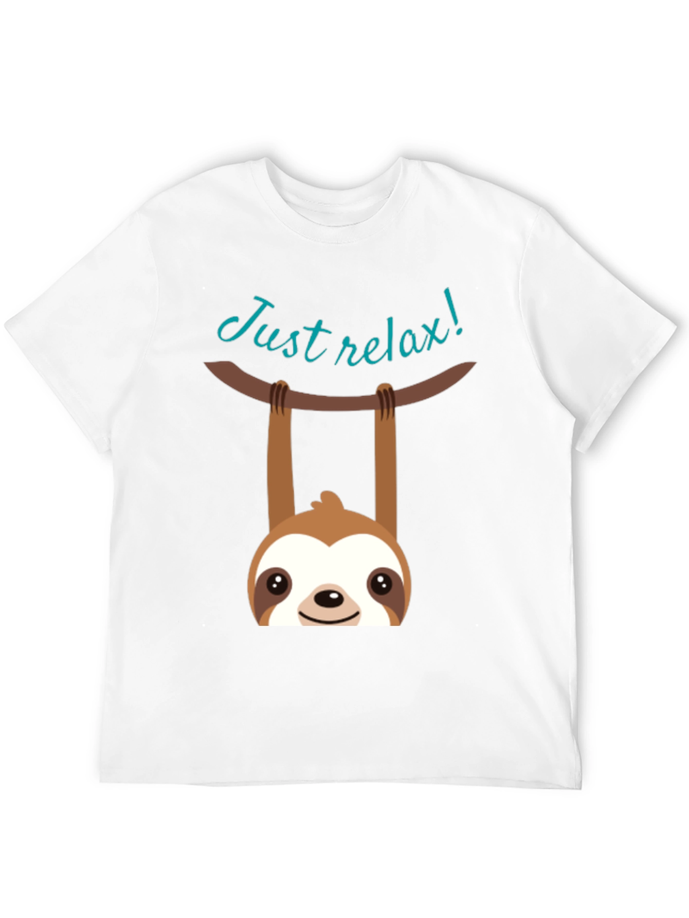 Just Relax Sloth Graphic Tee - Casual Comfort