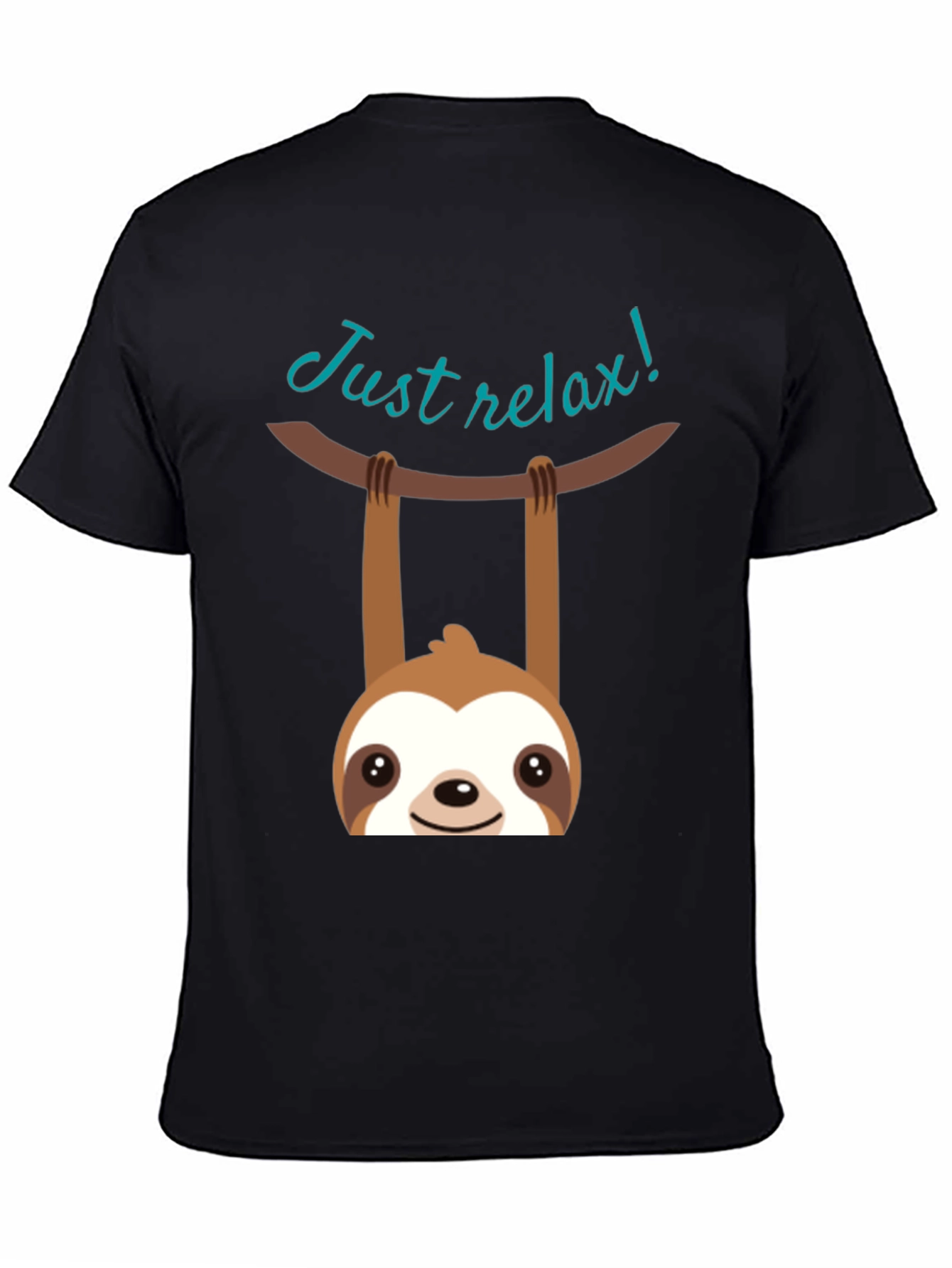 Just Relax Sloth Graphic Tee - Casual Comfort