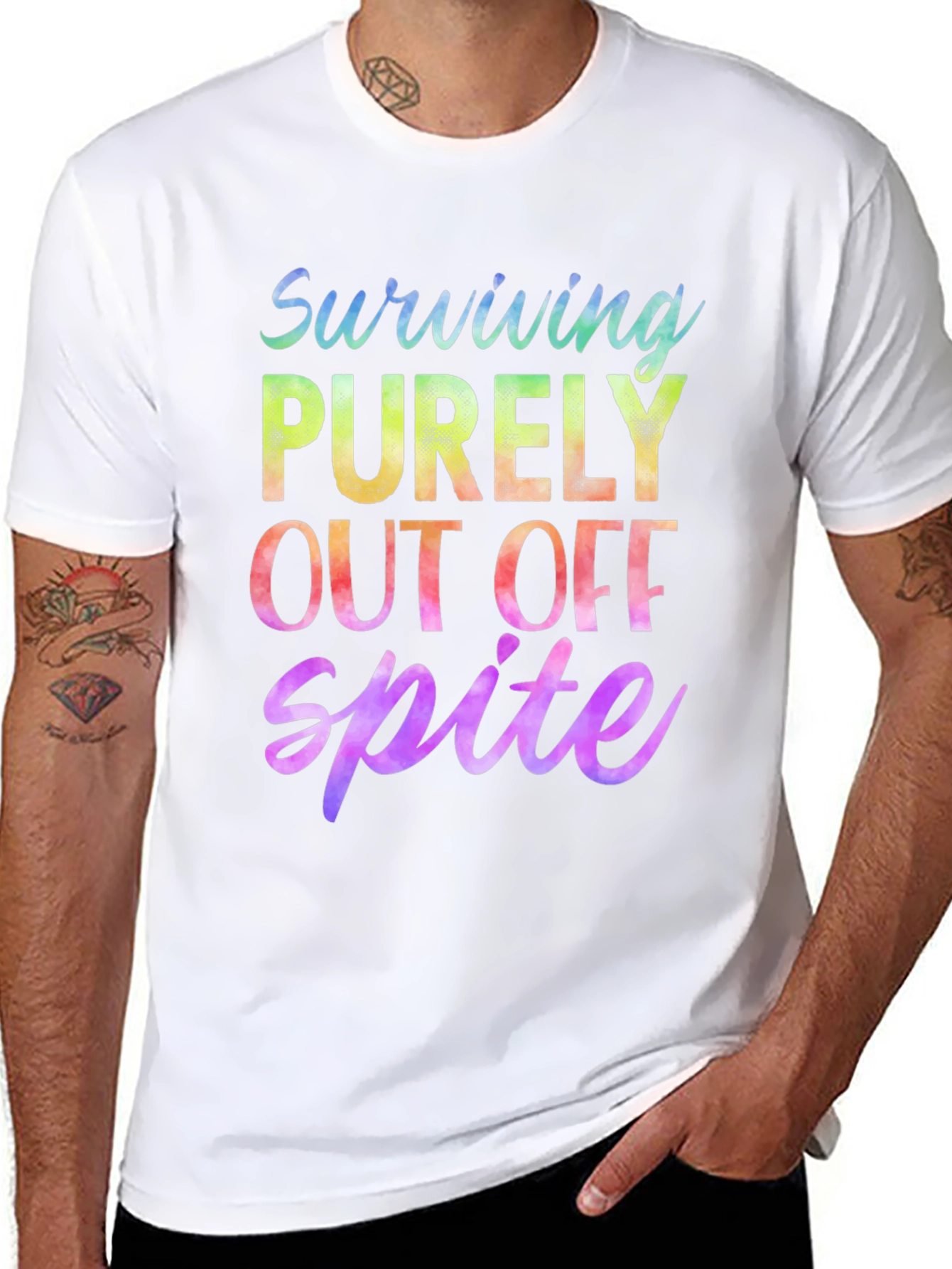 Surviving Out of Spite Graphic T-Shirt