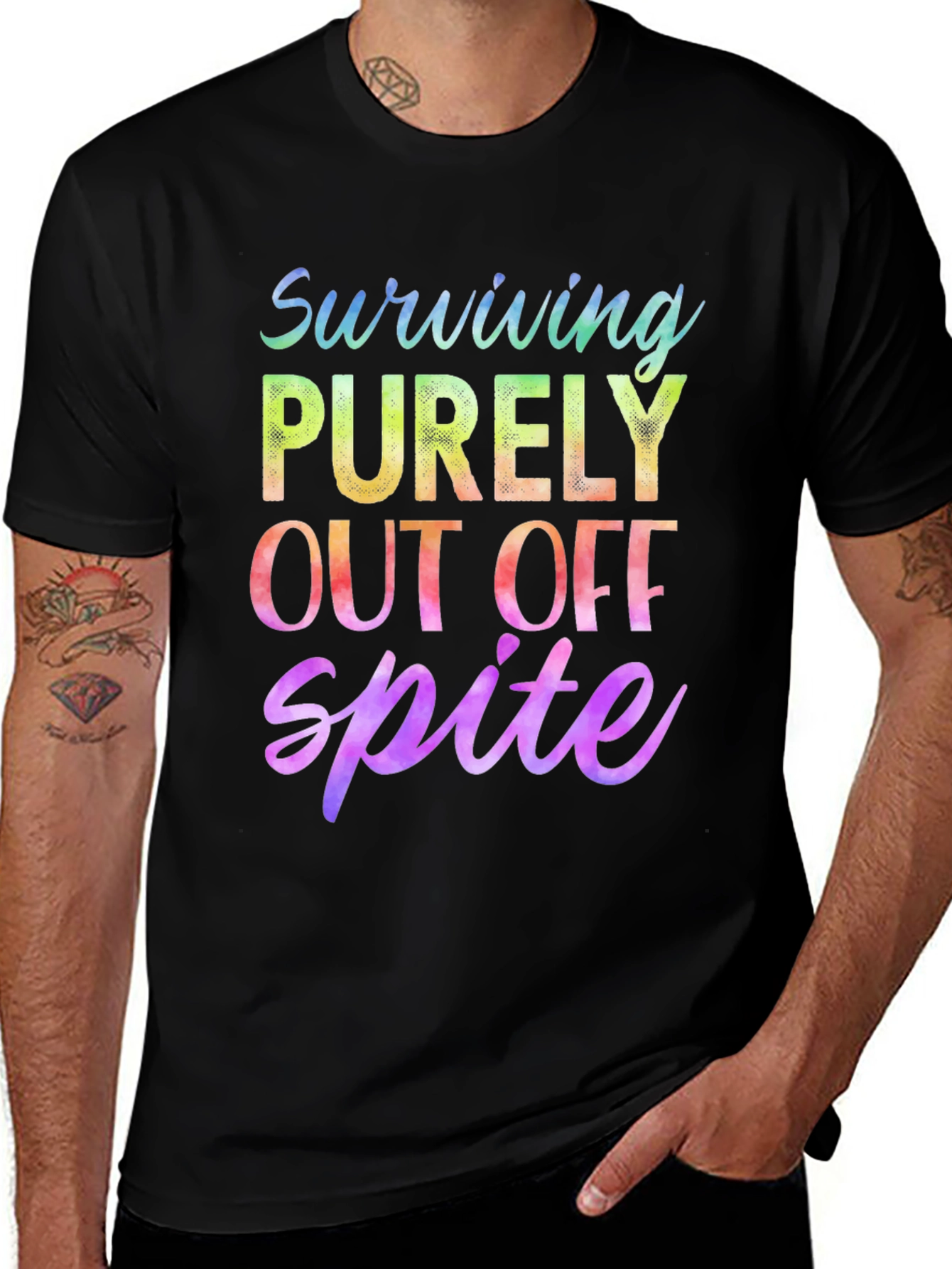 Surviving Out of Spite Graphic T-Shirt