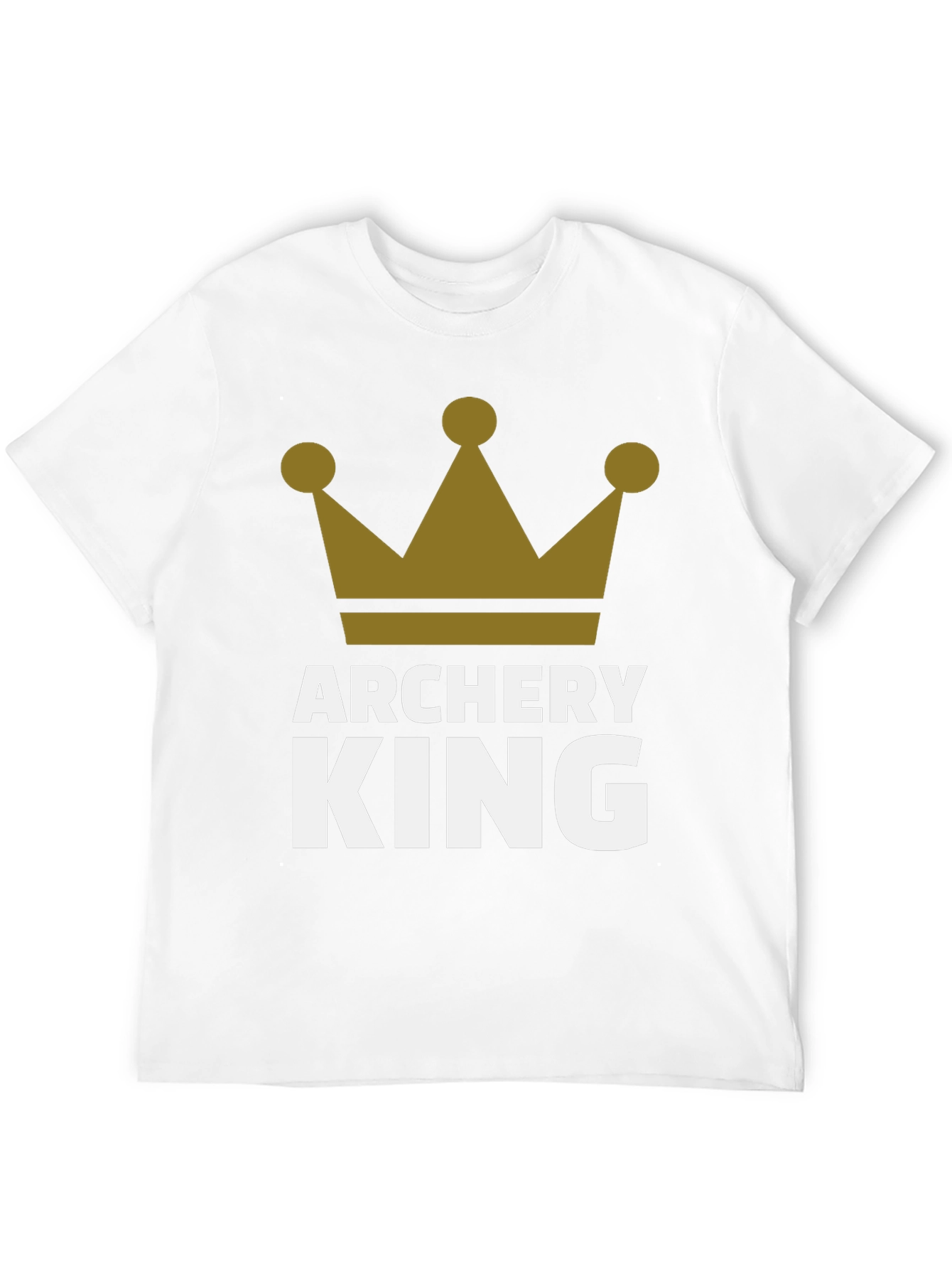 Archery King Mens Black Graphic T-Shirt