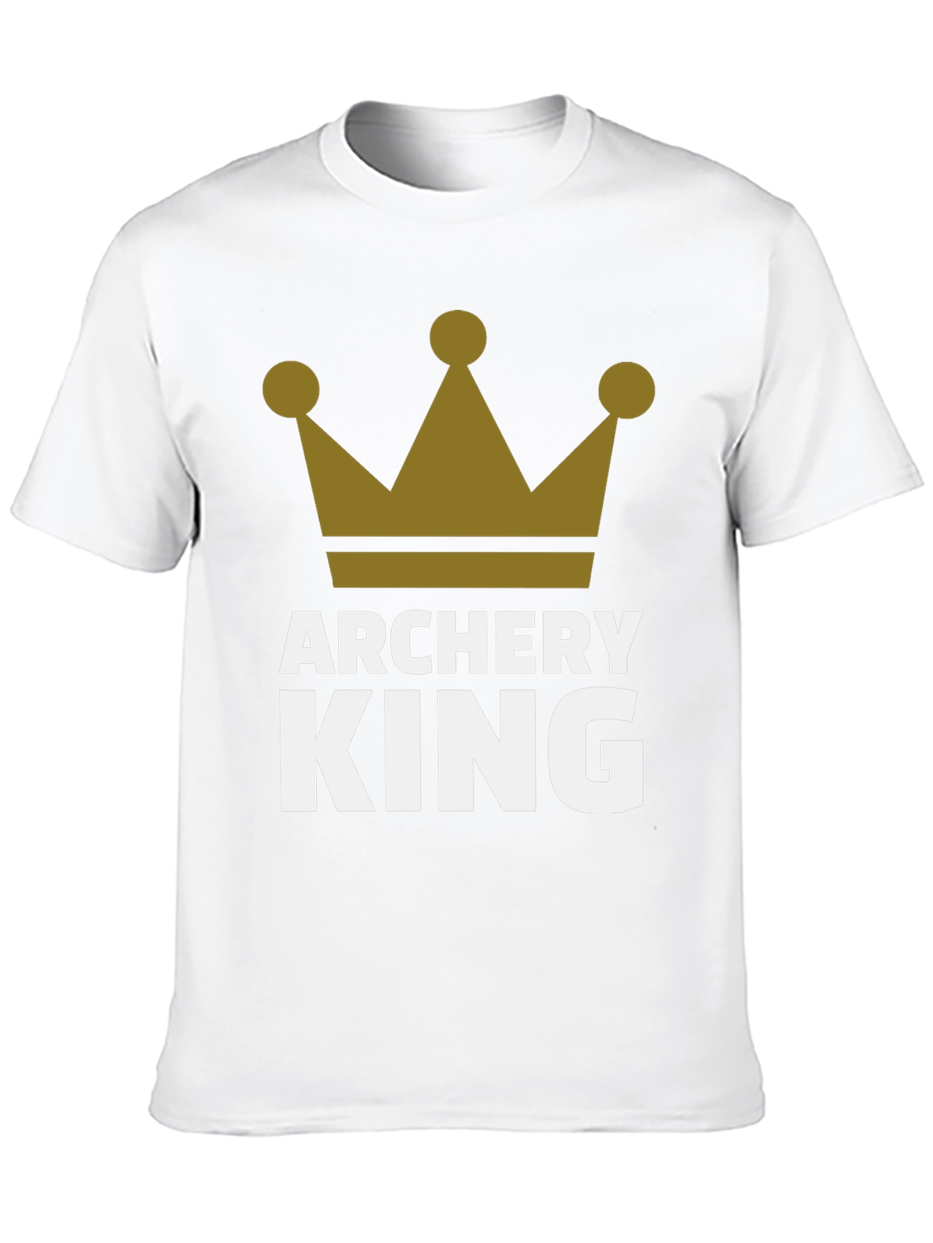 Archery King Mens Black Graphic T-Shirt