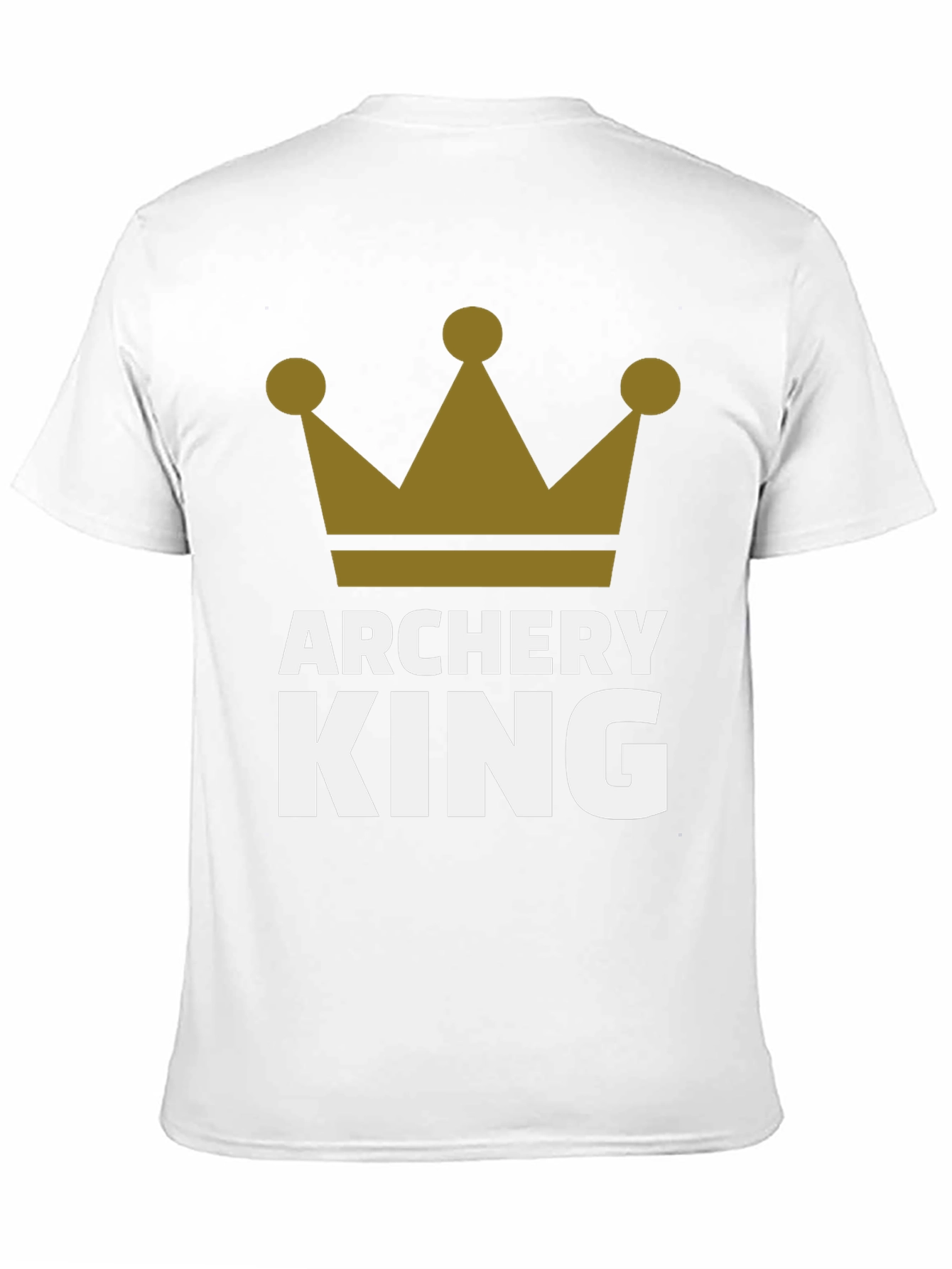 Archery King Mens Black Graphic T-Shirt