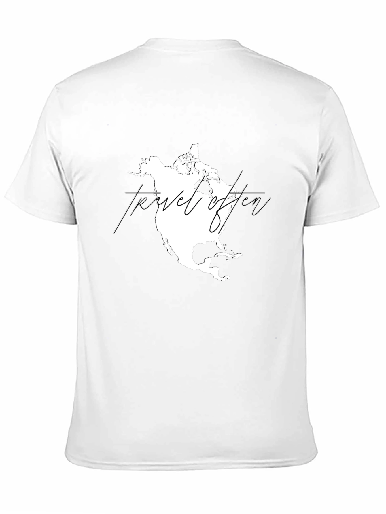 Travel Often Graphic T-Shirt - Black