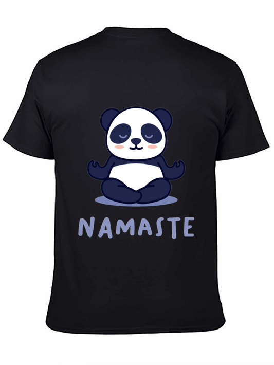 Namaste Panda T-Shirt - Cute Yoga Meditation Tee
