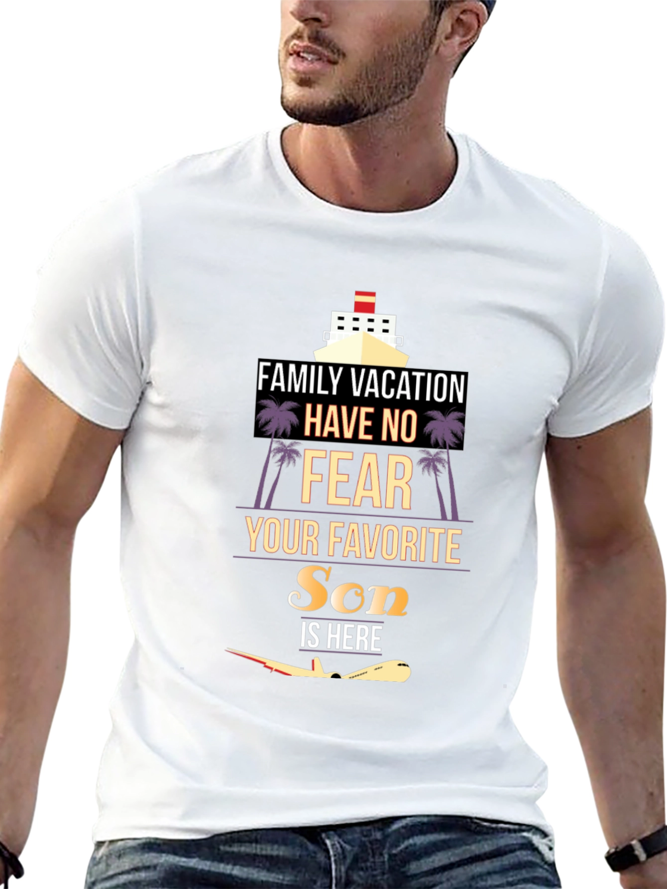 Family Vacation Son is Here Graphic T-Shirt