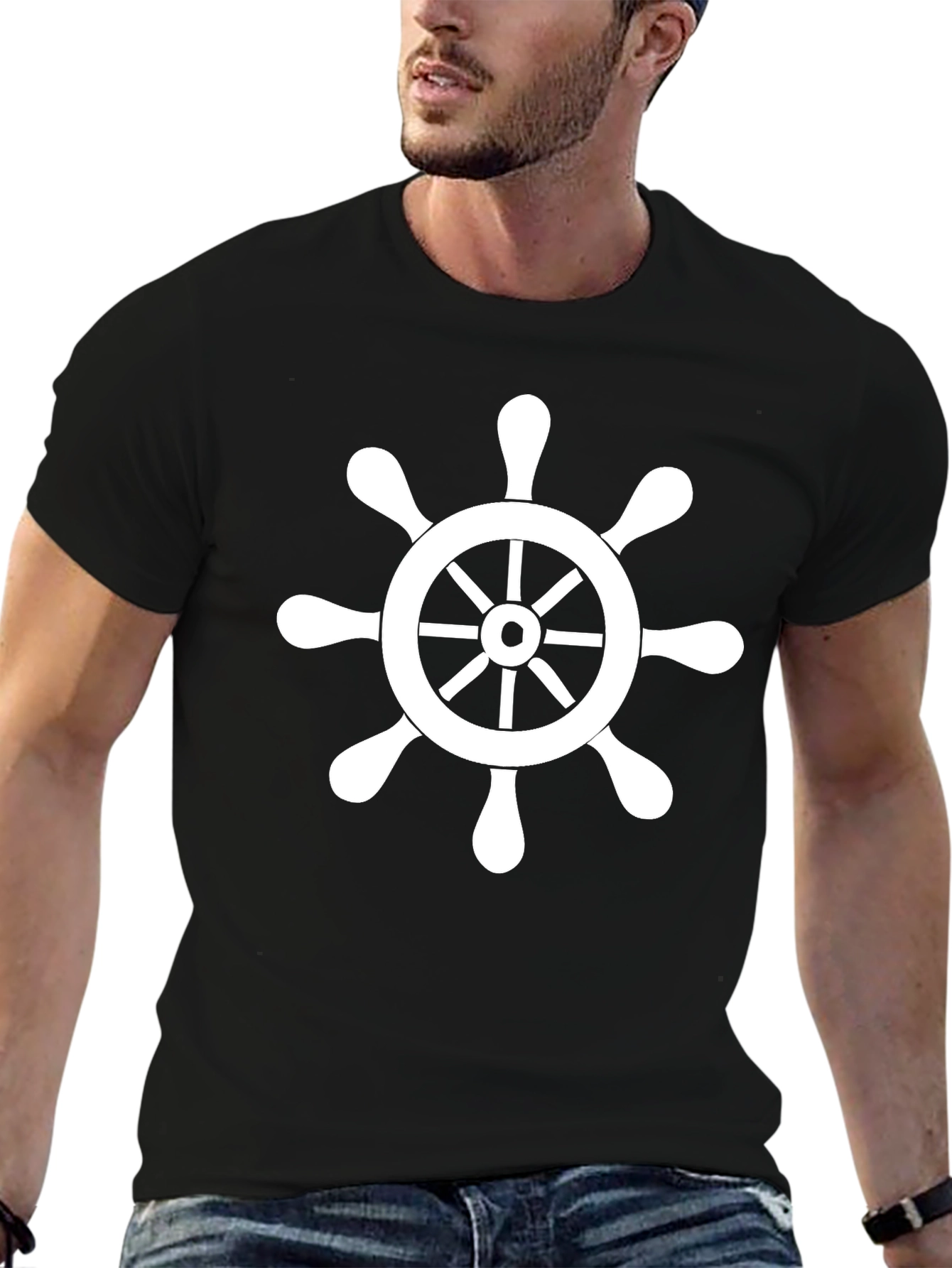 Nautical Wheel Graphic Tee