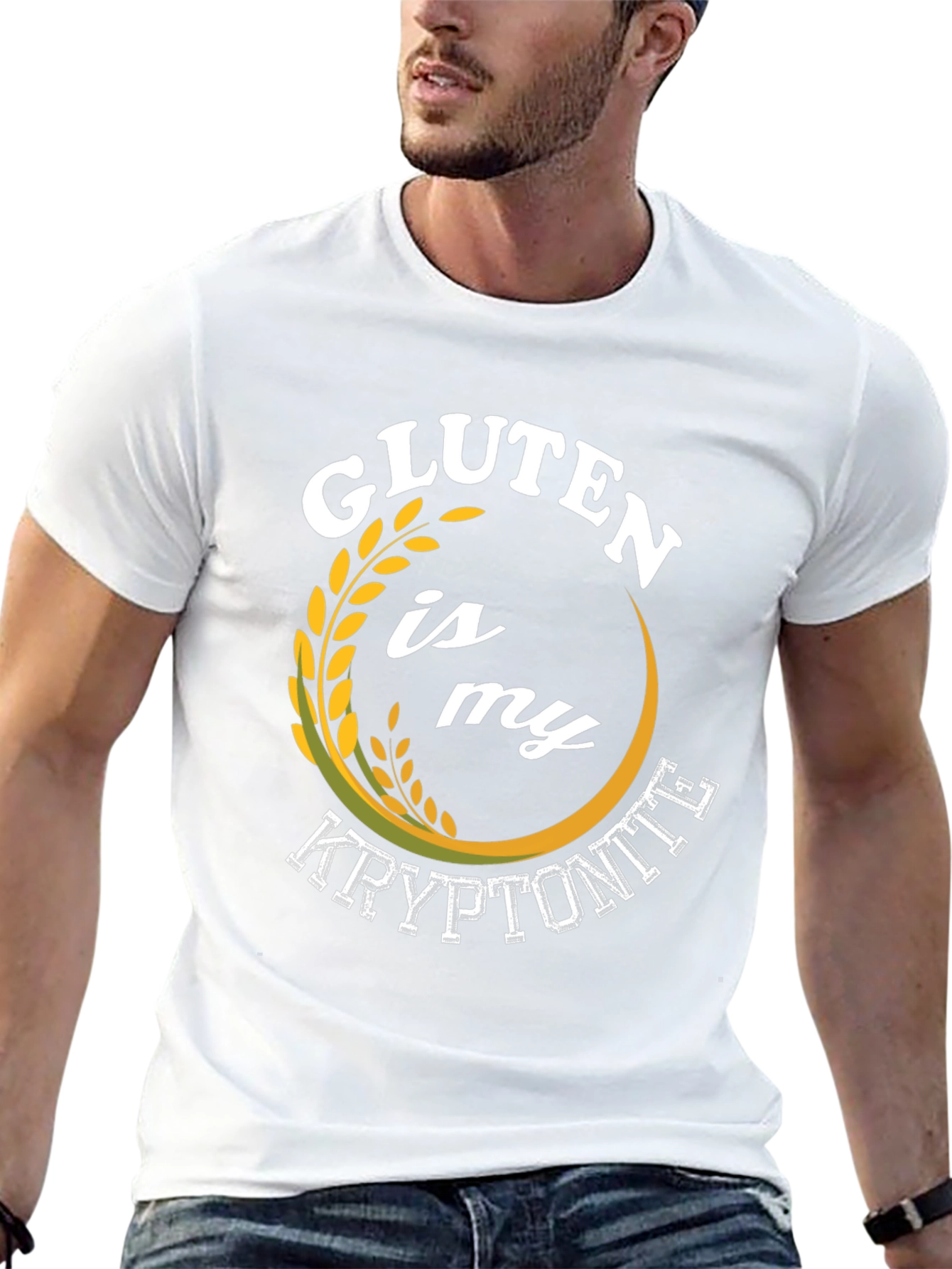 Gluten is My Kryptonite Graphic T-Shirt