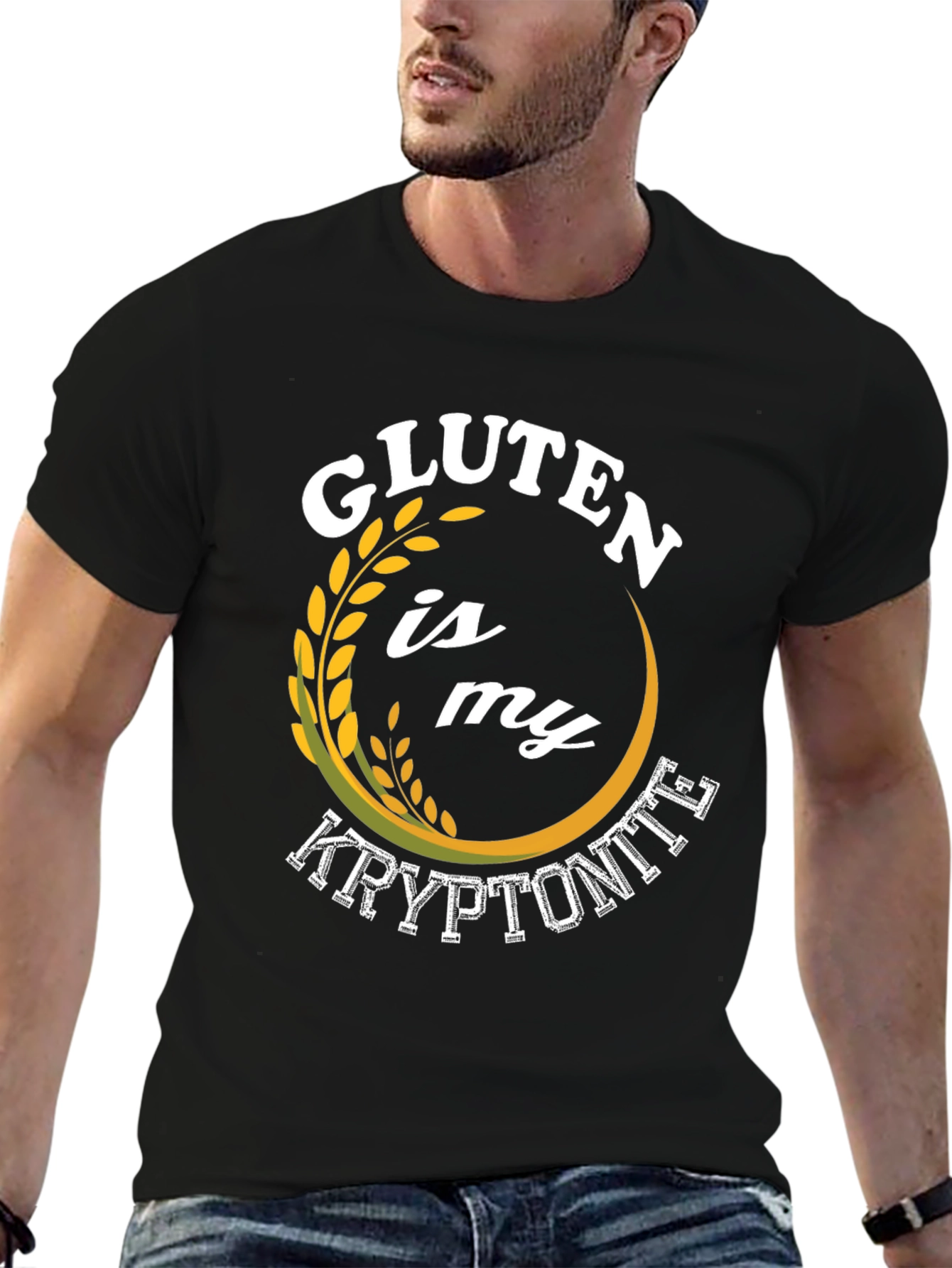 Gluten is My Kryptonite Graphic T-Shirt