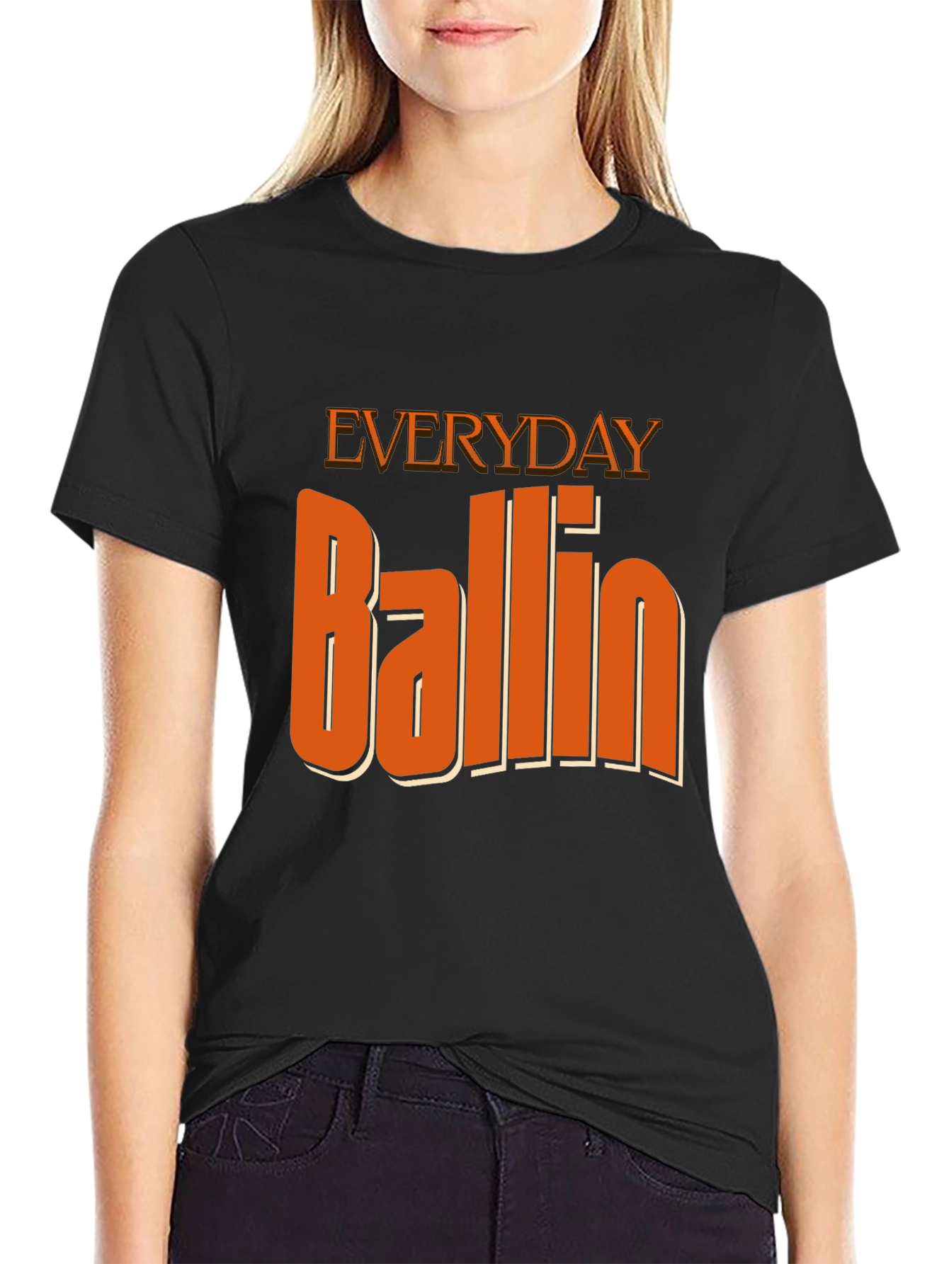 Everyday Ballin Black T-Shirt
