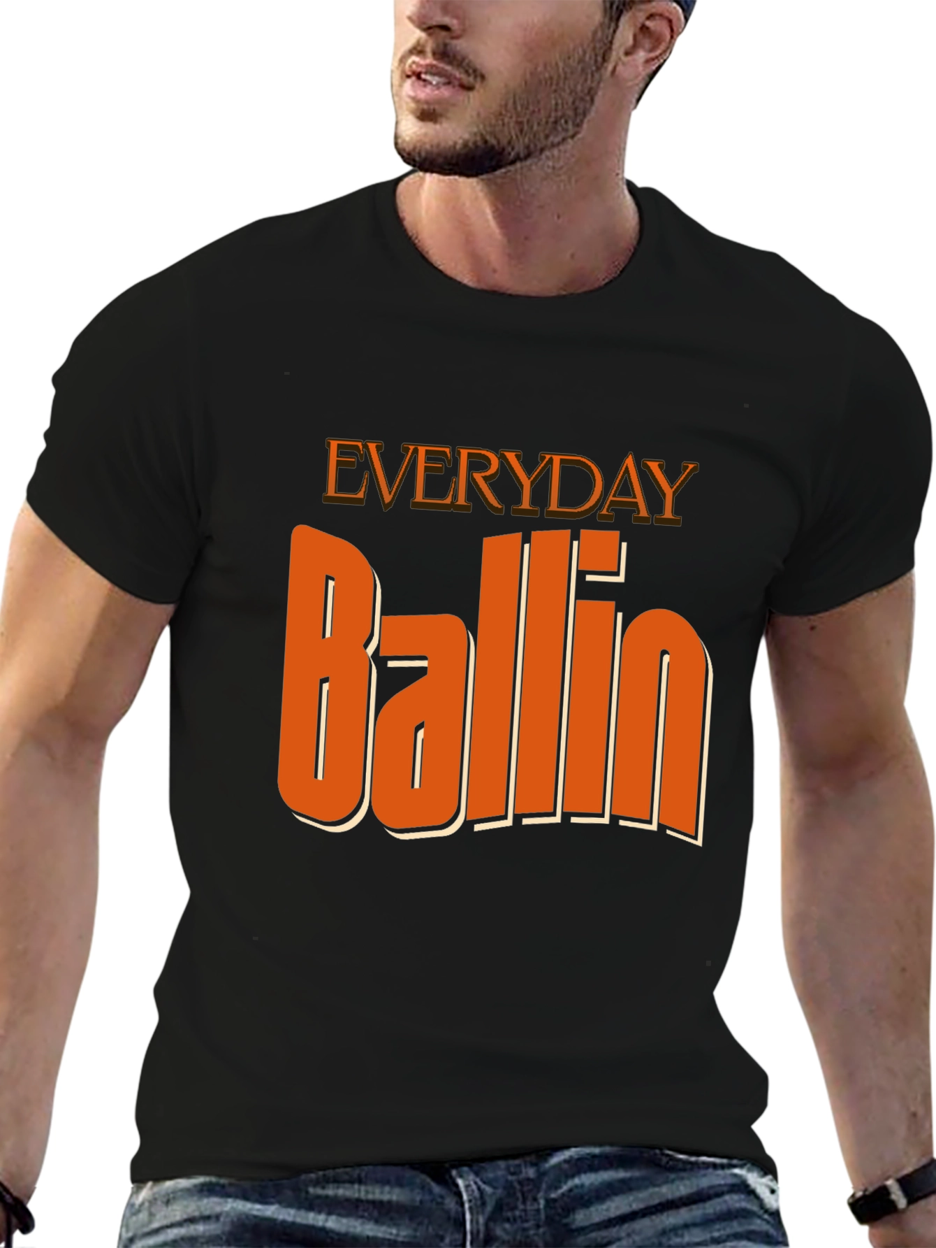 Everyday Ballin Black T-Shirt